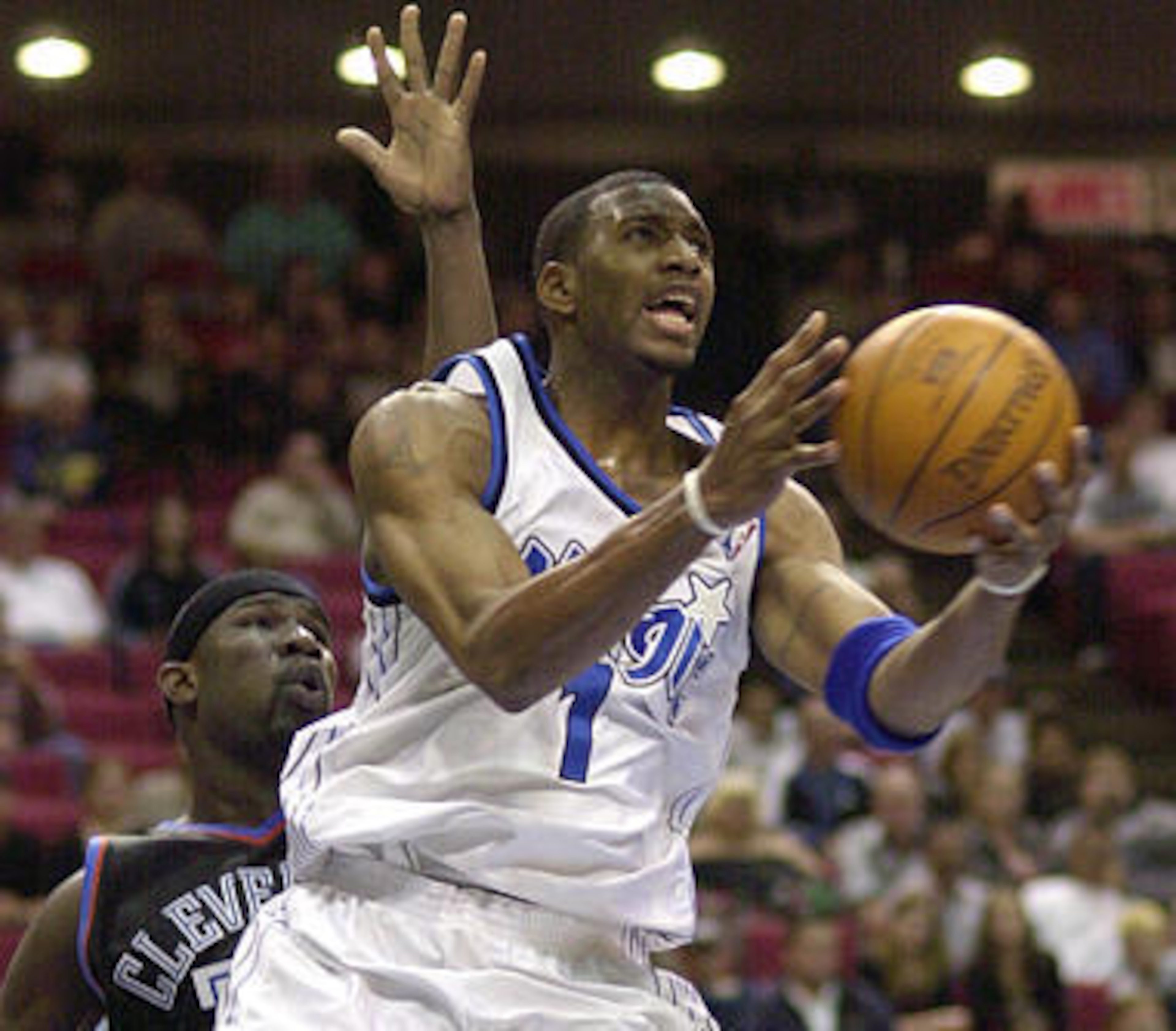 McGrady won back-to-back scoring titles with the Magic.