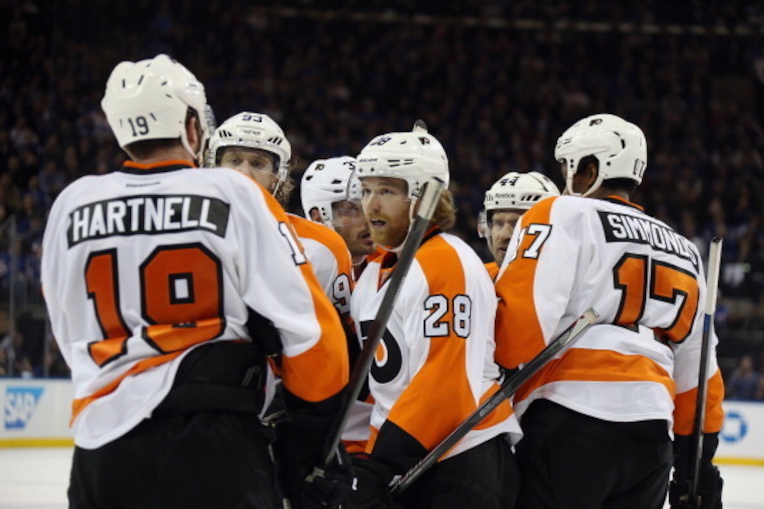 The Flyers reached the playoffs after a slow start to the season.