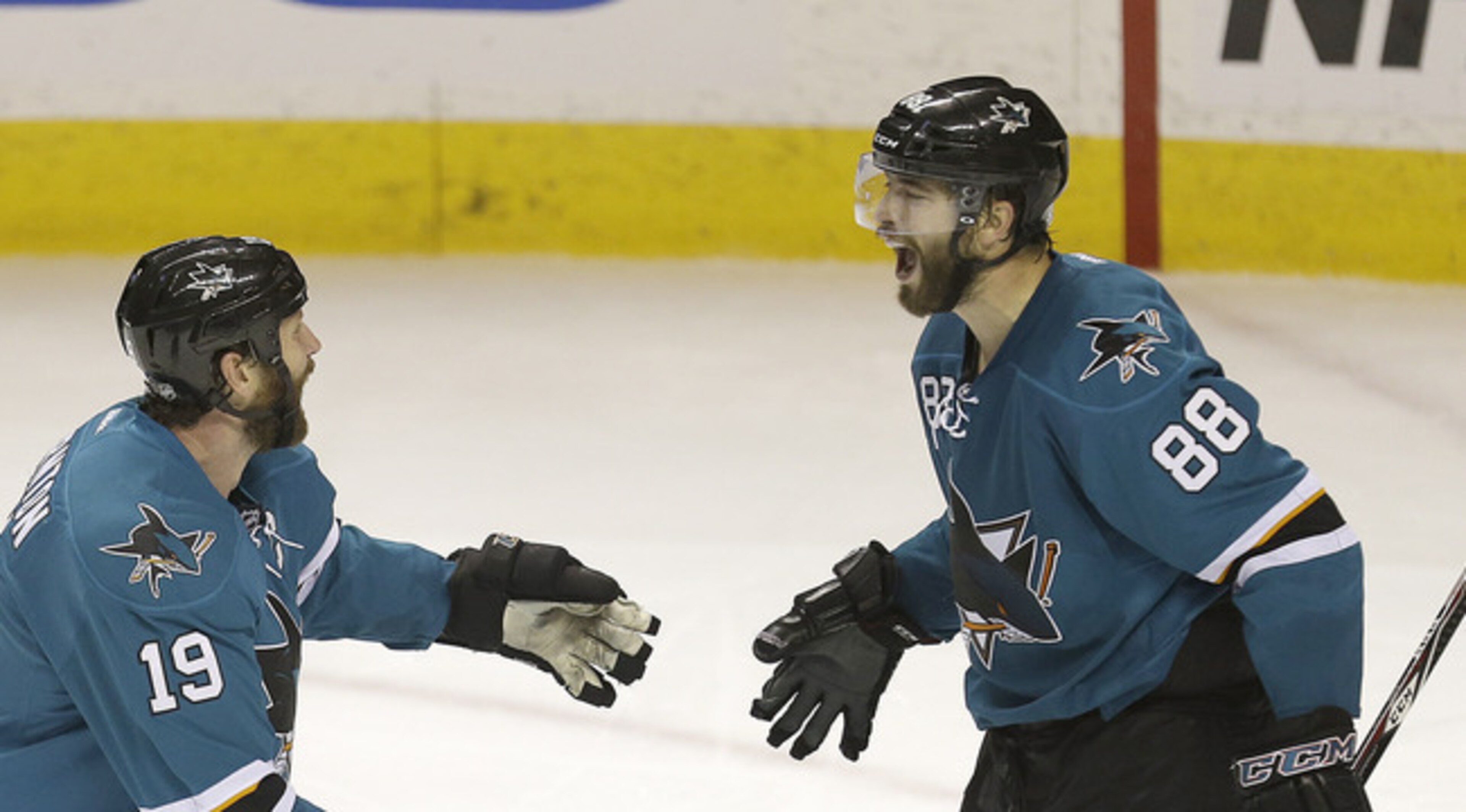 The Sharks' power play was often effective.