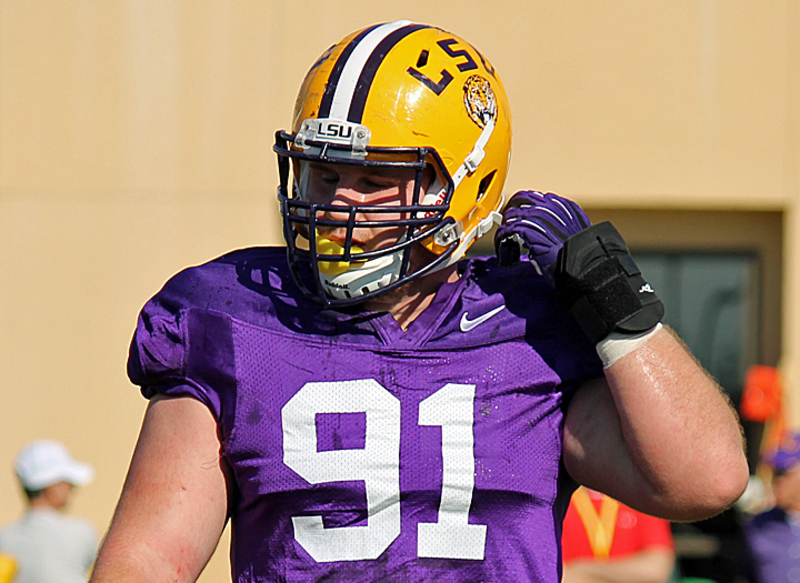 LSU defensive tackle Christian LaCouture