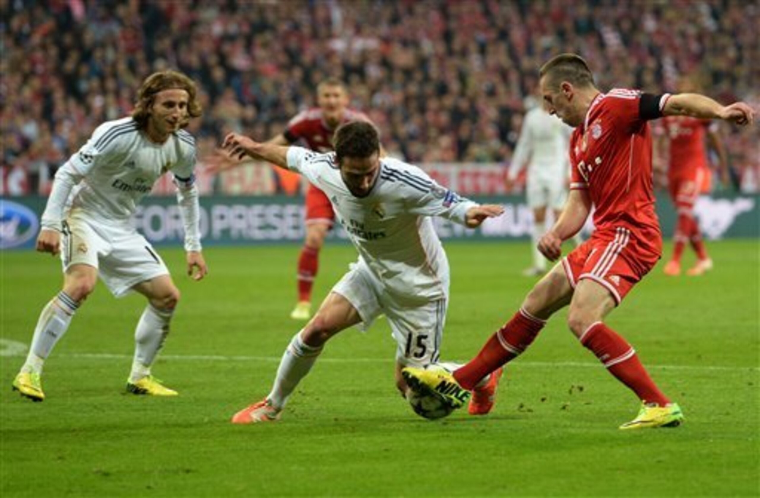 Ribery isn't as effective as Ronaldo or Messi.