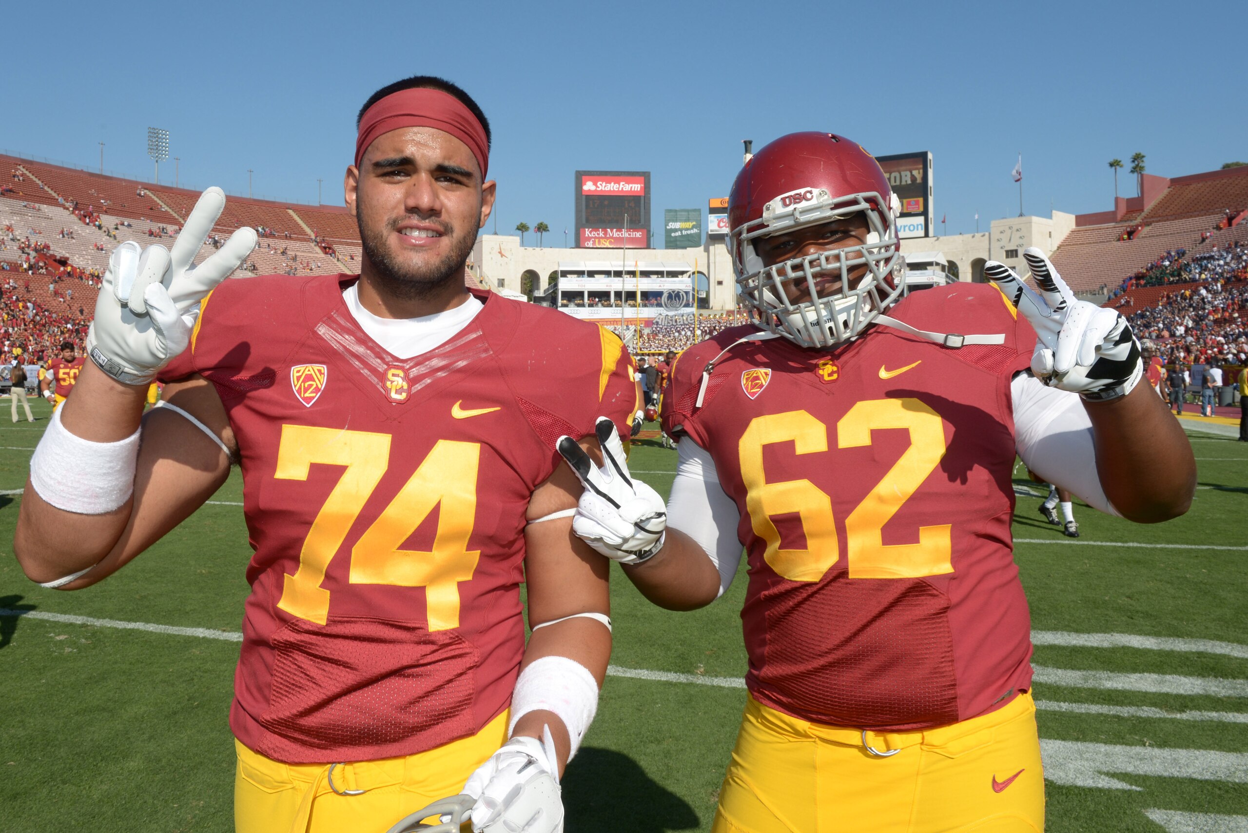 Khaliel Rodgers (No. 62) is ready to translate his efforts from the practice field to that of the Coliseum. Khaliel Rodgers (No. 62) is ready to translate his efforts from the practice field to that of the Coliseum.