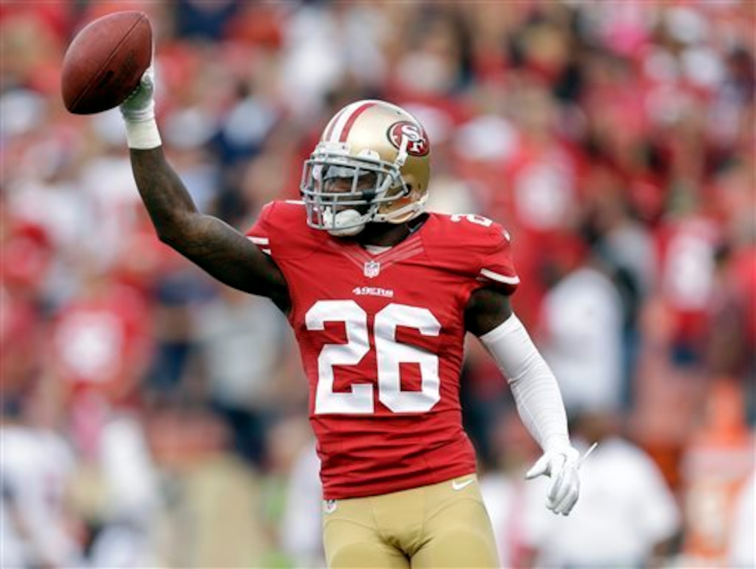 Cornerback Tramaine Brock's outstanding 2013 season forced him up San Francisco's depth chart.