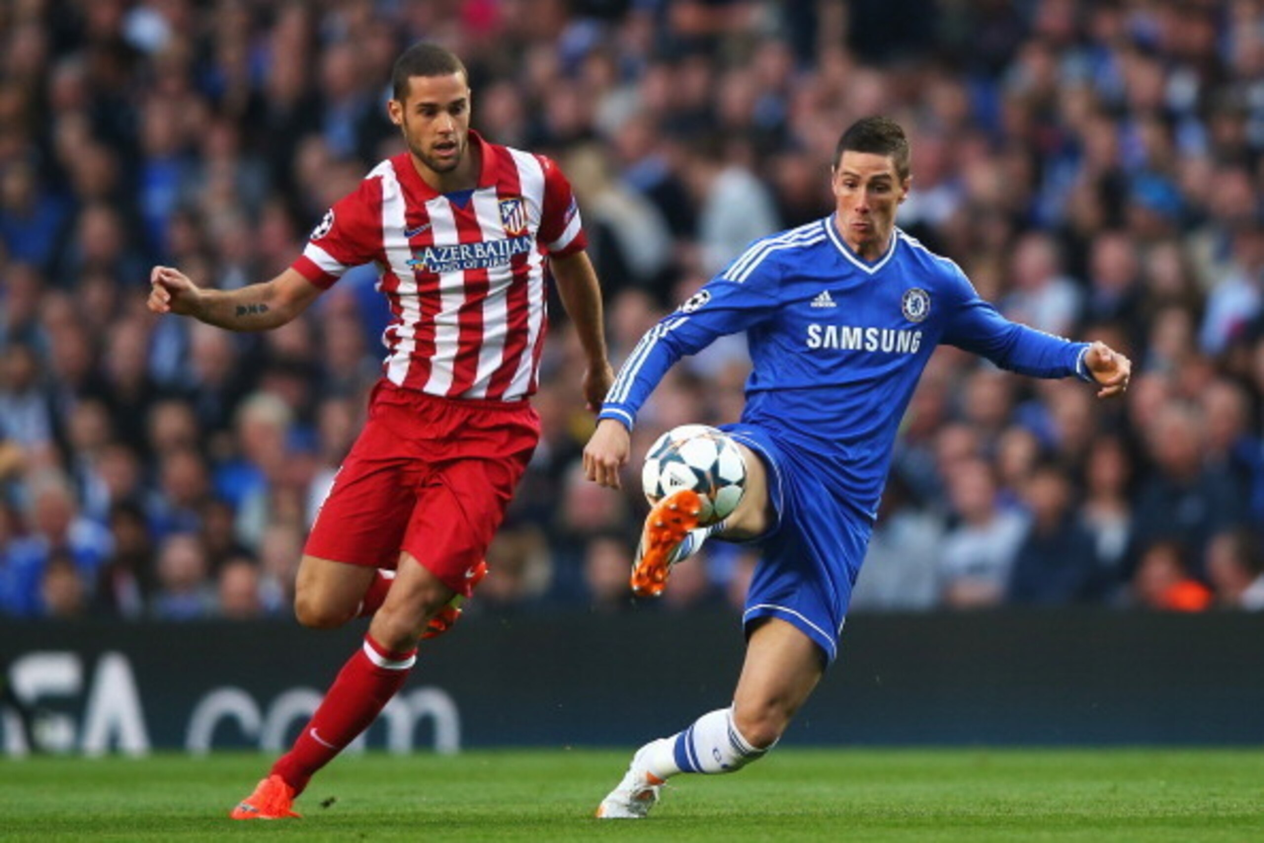 Not much separated Atletico Madrid and Chelsea.