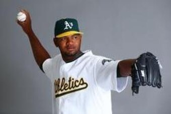 Raul Alcantara is the top pitching prospect in the A's system, and he's proving why.