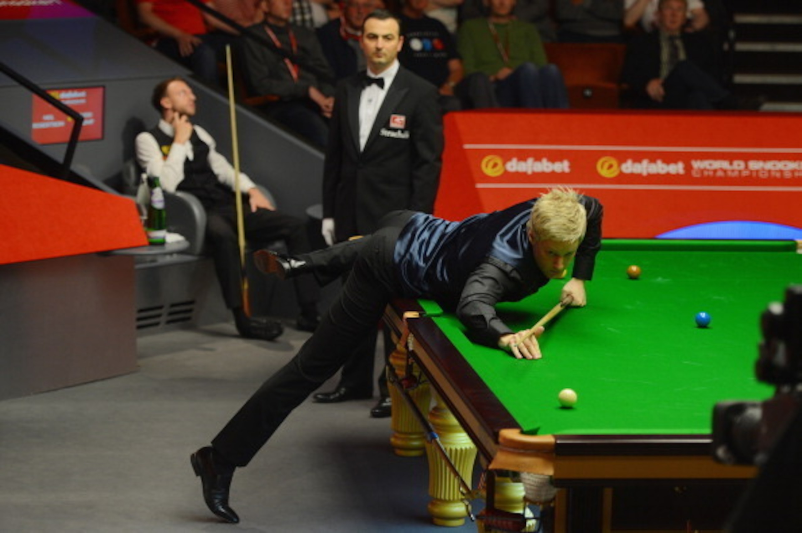 Judd Trump was destroyed by Neil Robertson in the final session. Judd Trump was destroyed by Neil Robertson in the final session.