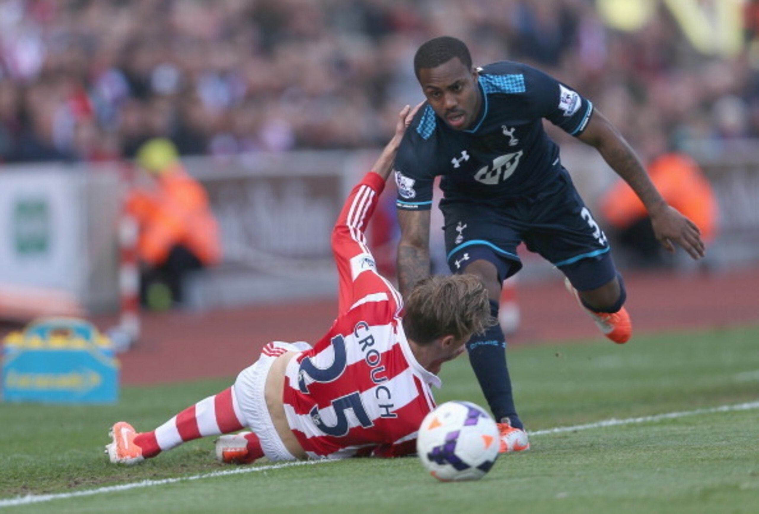Danny Rose had an eventuful afternoon at Stoke last weekend.