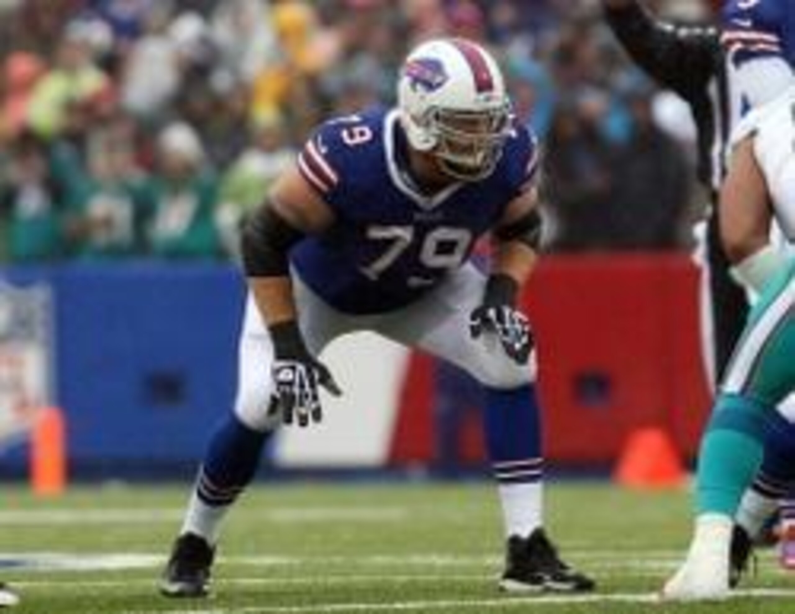 Erik Pears consistently had his hands full as the Buffalo Bills' starting right tackle during the 2013 season.