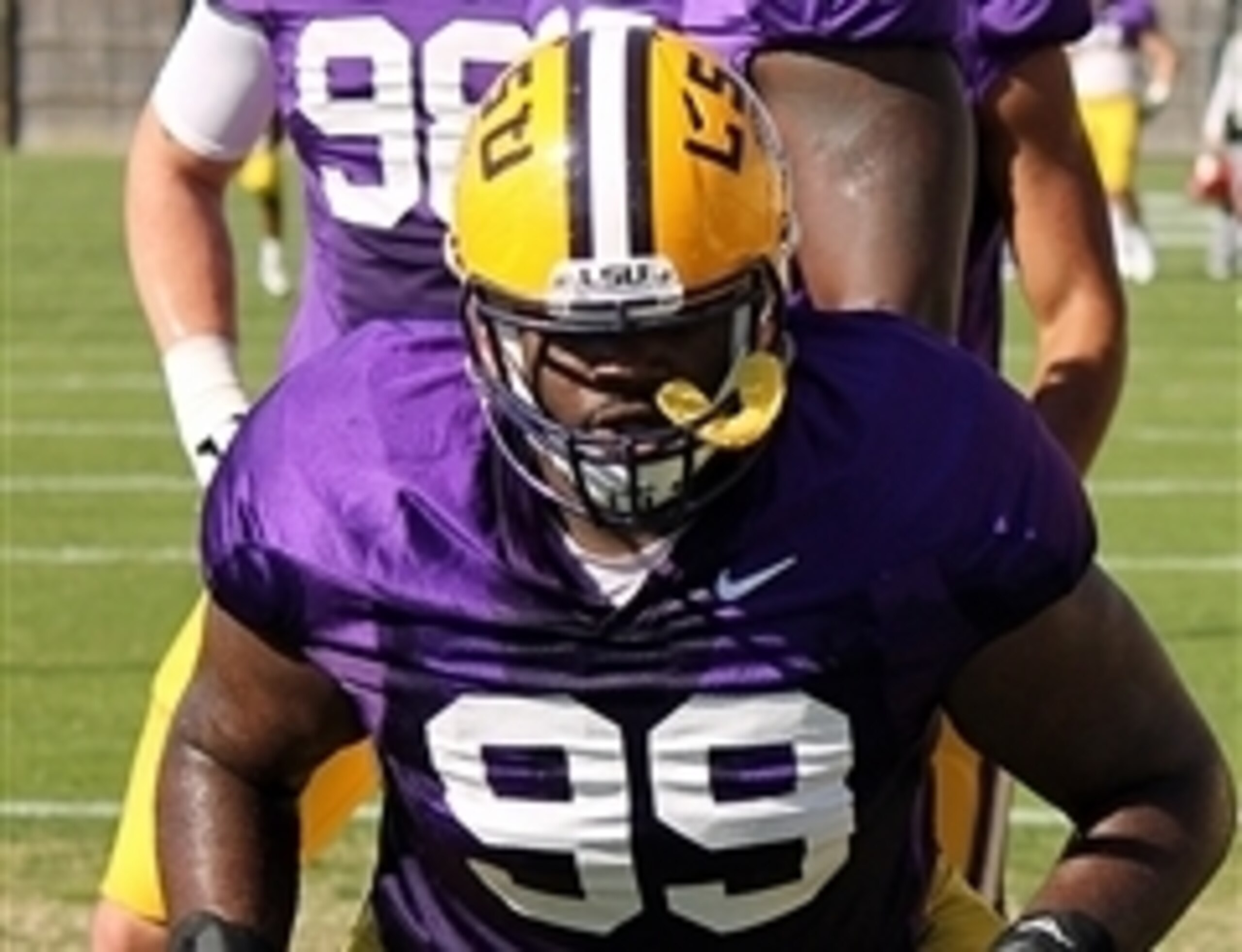LSU defensive tackle Greg Gilmore