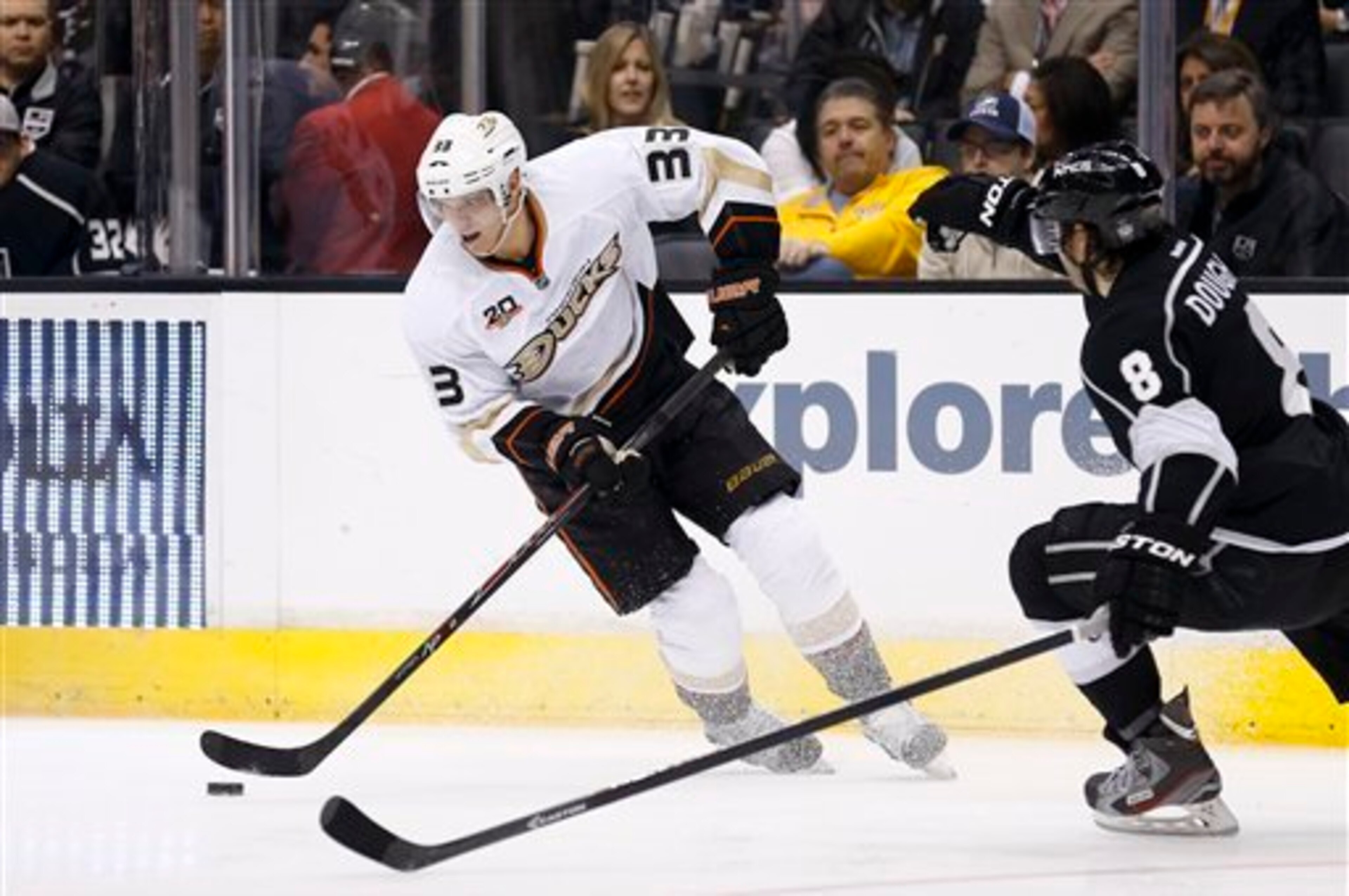 The Ducks need to find room to maneuver against the tough LA defense.