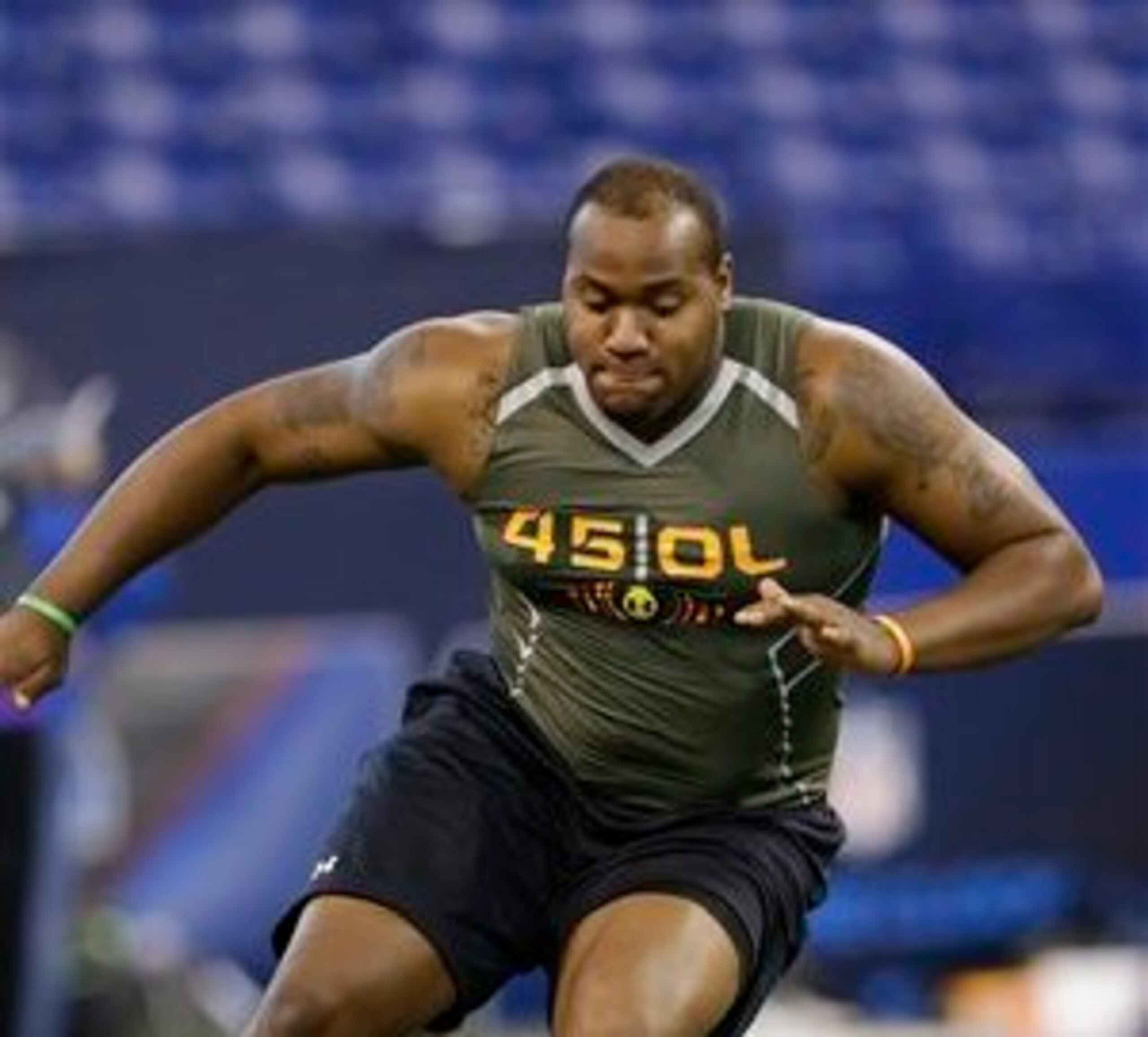 Brandon Thomas at the NFL Scouting Combine in February Brandon Thomas at the NFL Scouting Combine in February