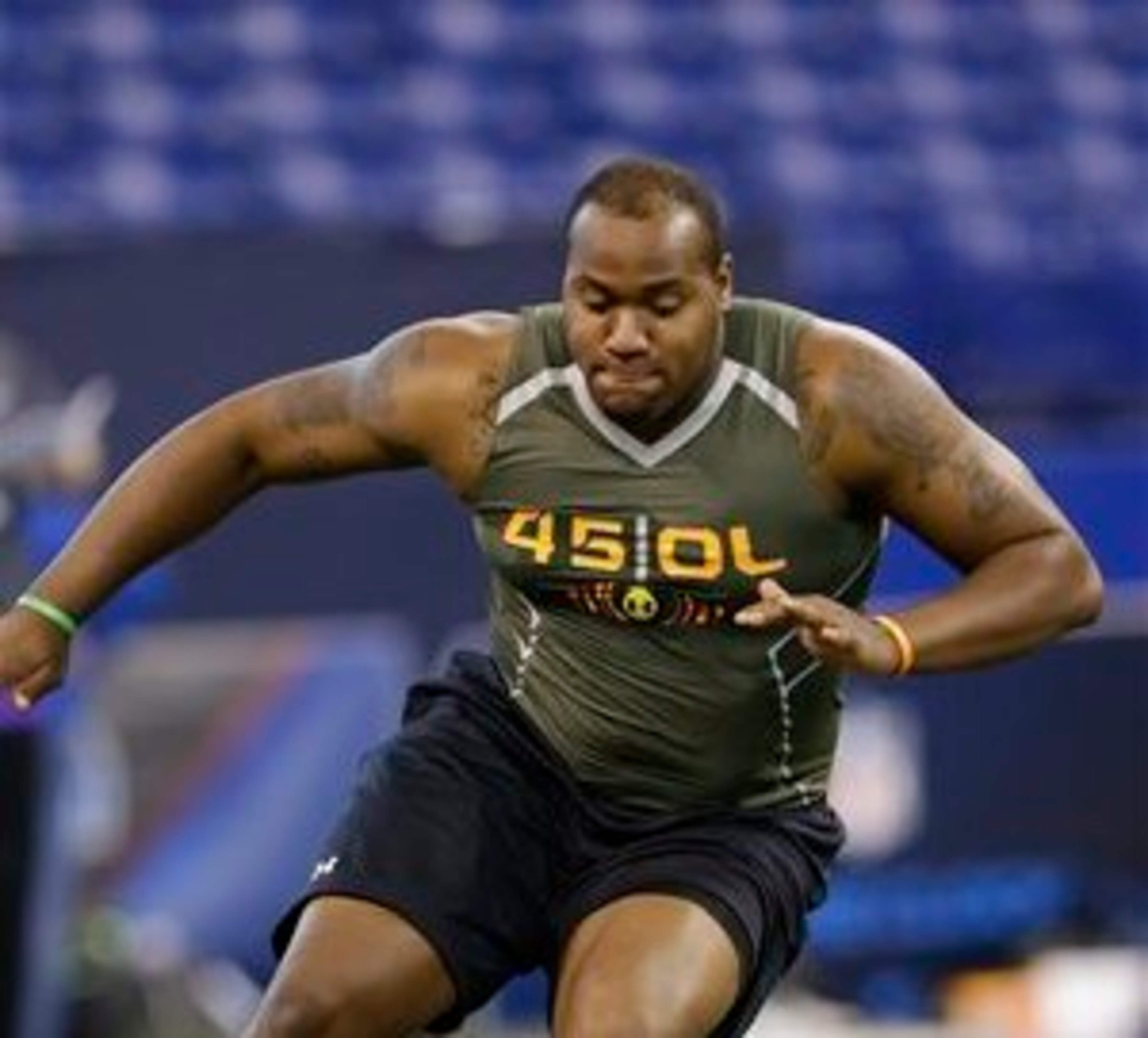 Brandon Thomas at the NFL Scouting Combine in February Brandon Thomas at the NFL Scouting Combine in February