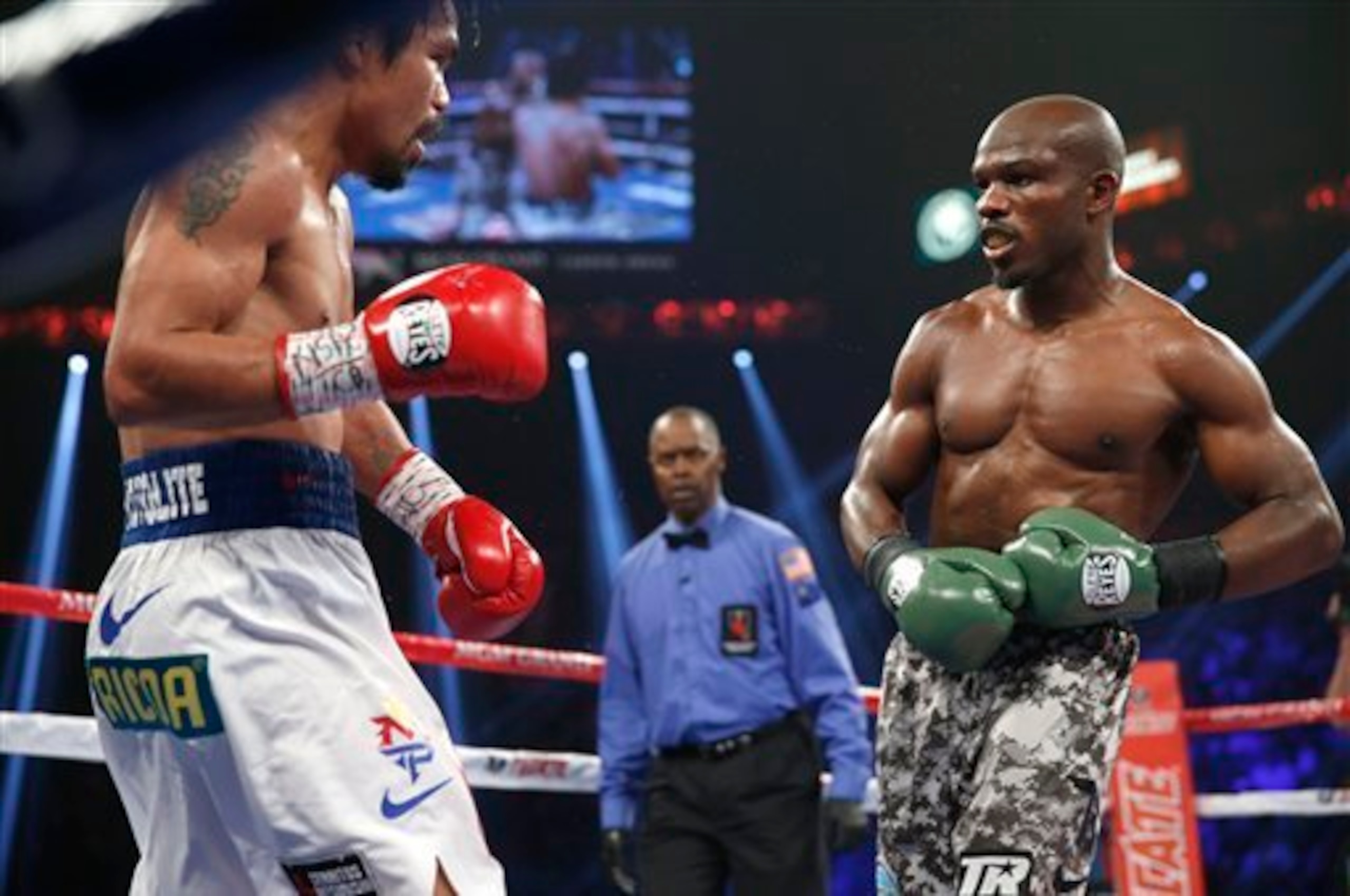 Bradley couldn't outwork Pacquiao in April. Bradley couldn't outwork Pacquiao in April.