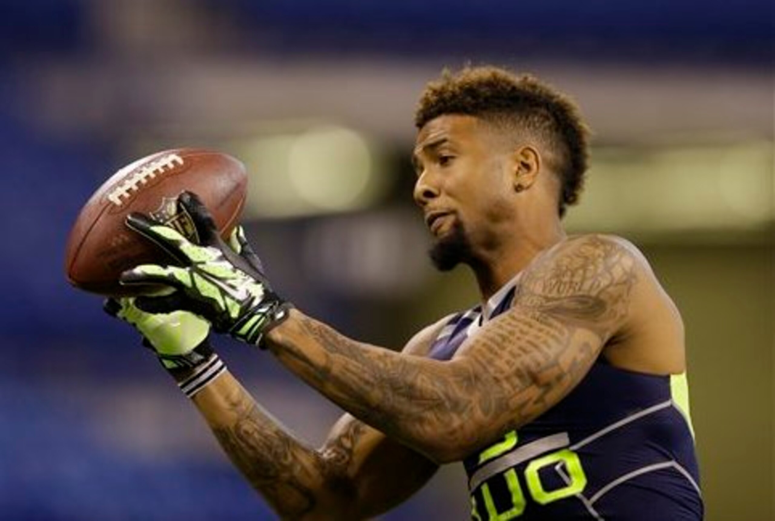 LSU's Odell Beckham Jr. is one of the 102 players who declared for the draft early.
