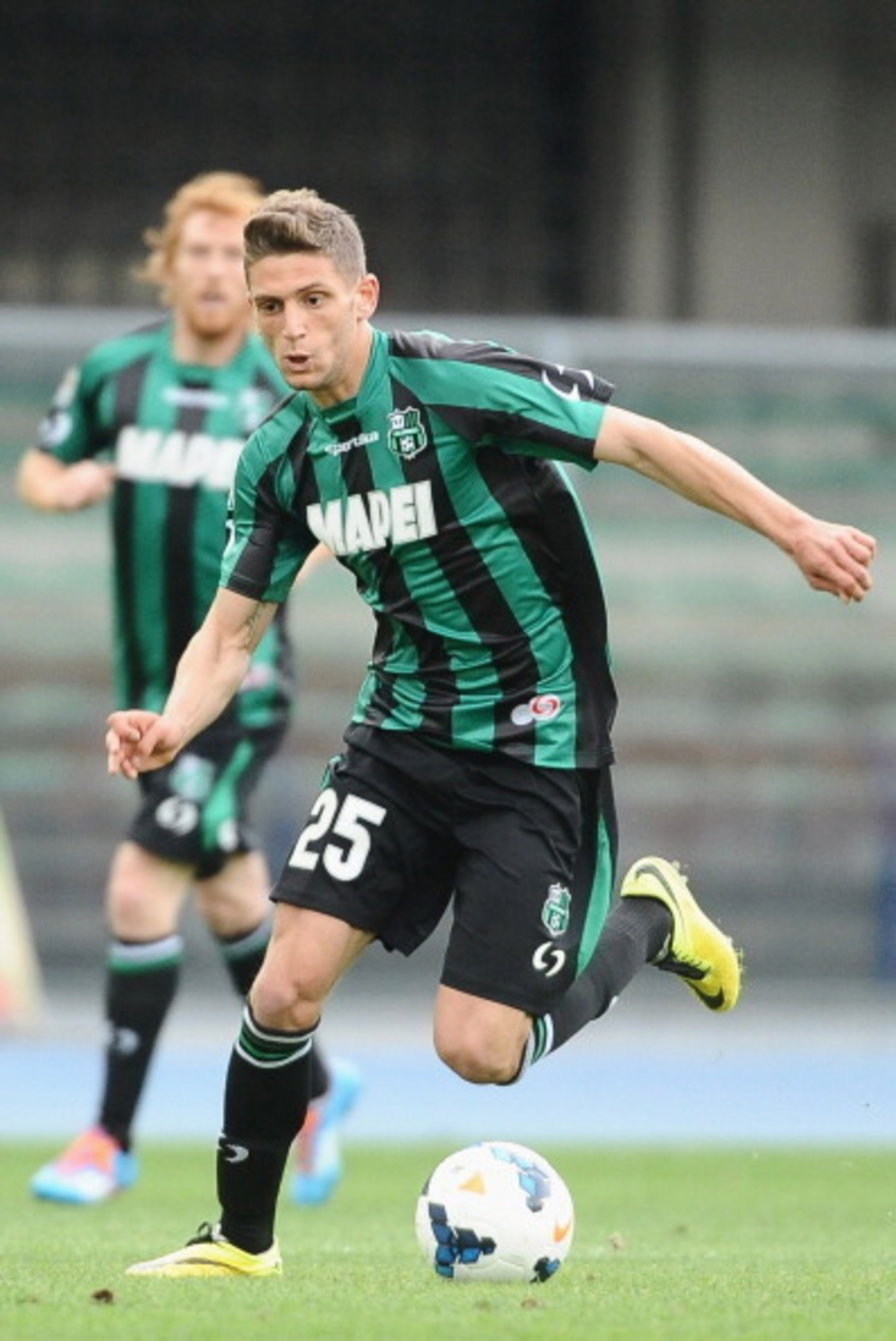 Domenico Berardi at work against Chievo.