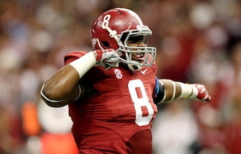 Defensive lineman Jeoffrey Pagan hasn't been able to do much for NFL scouts due to a shoulder issue.