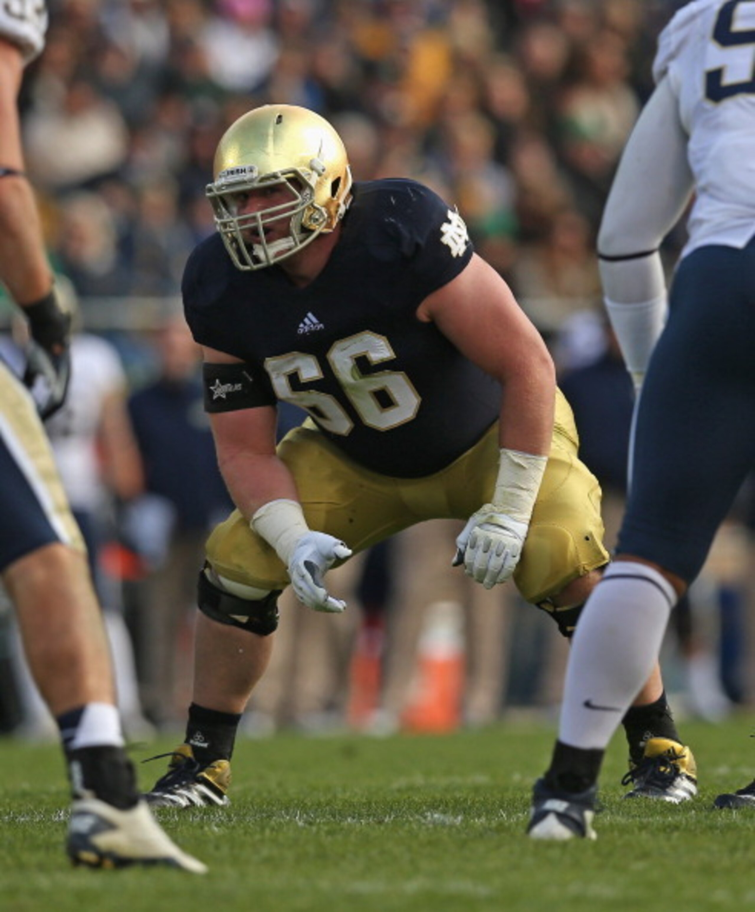 Notre Dame guard Chris Watt is a developmental prospect, but he also has immediate upside as much-needed depth.