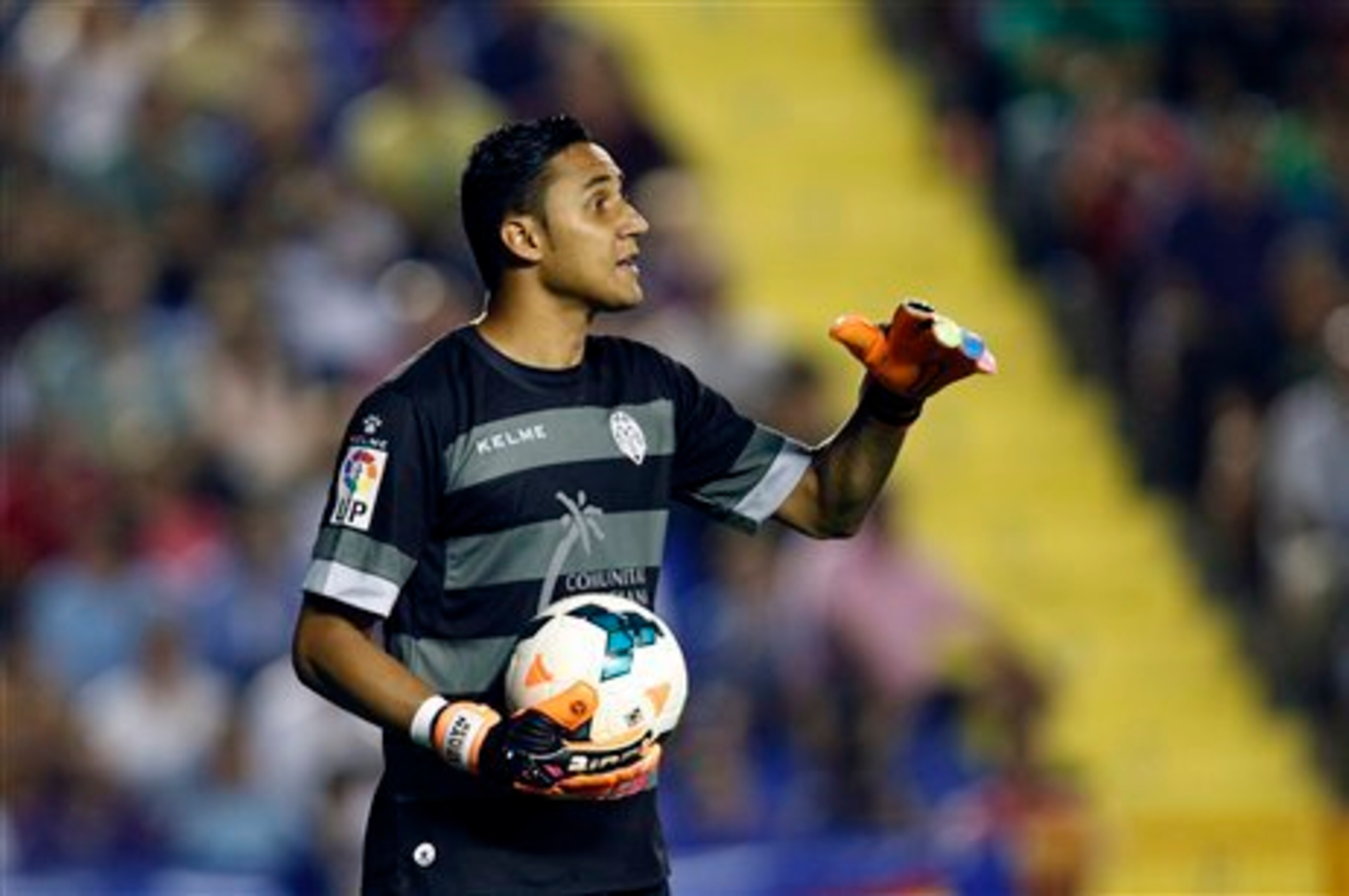 Keylor Navas has brilliant reflexes.