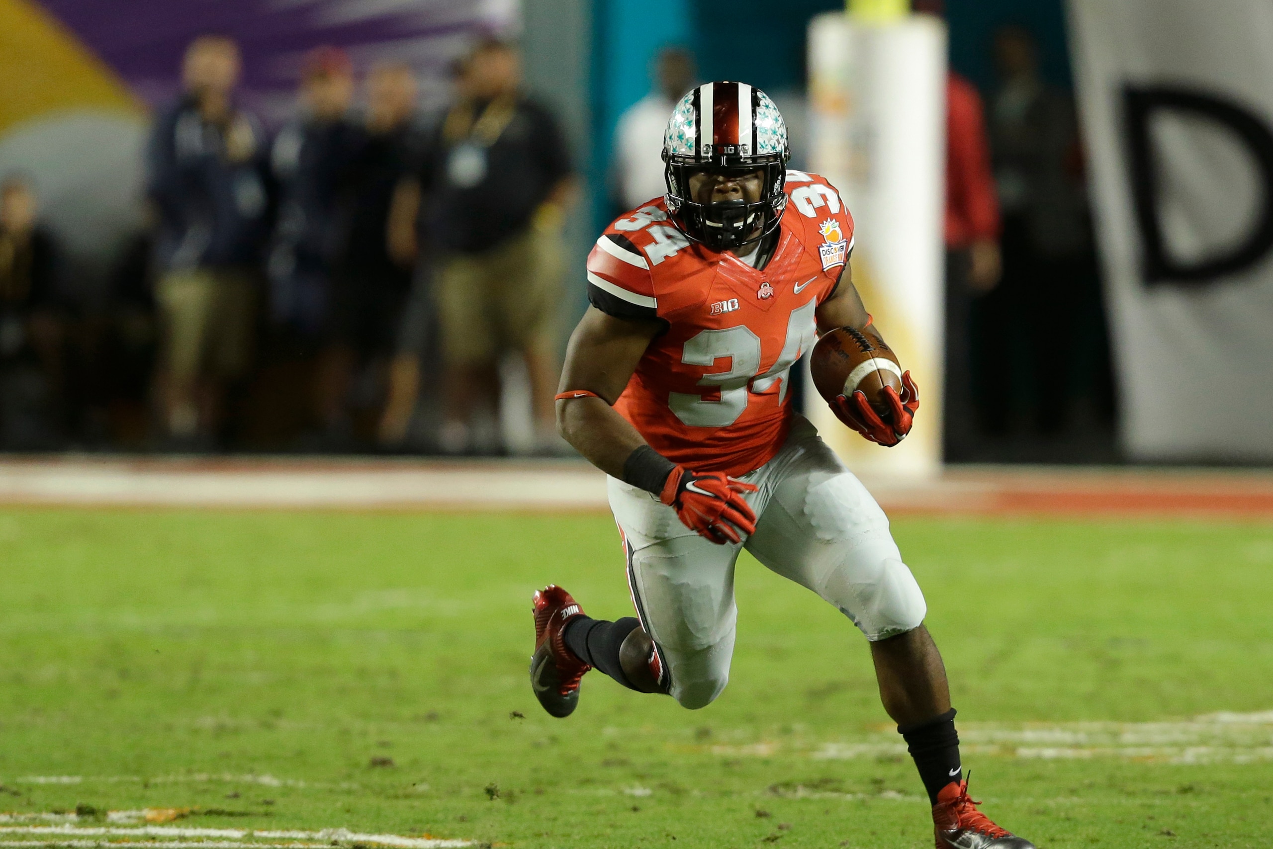 Ohio State's Carlos Hyde is considered the top tailback in the 2014 NFL draft.