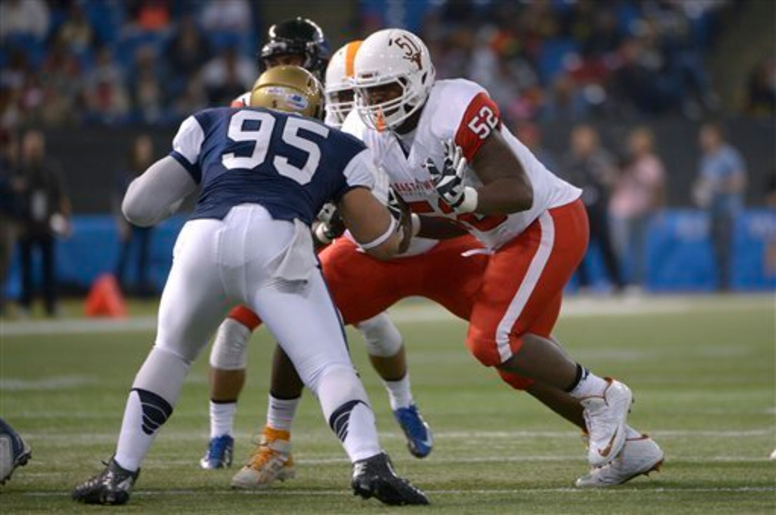 Donald Hawkins is a likely late-round selection in the NFL draft.
