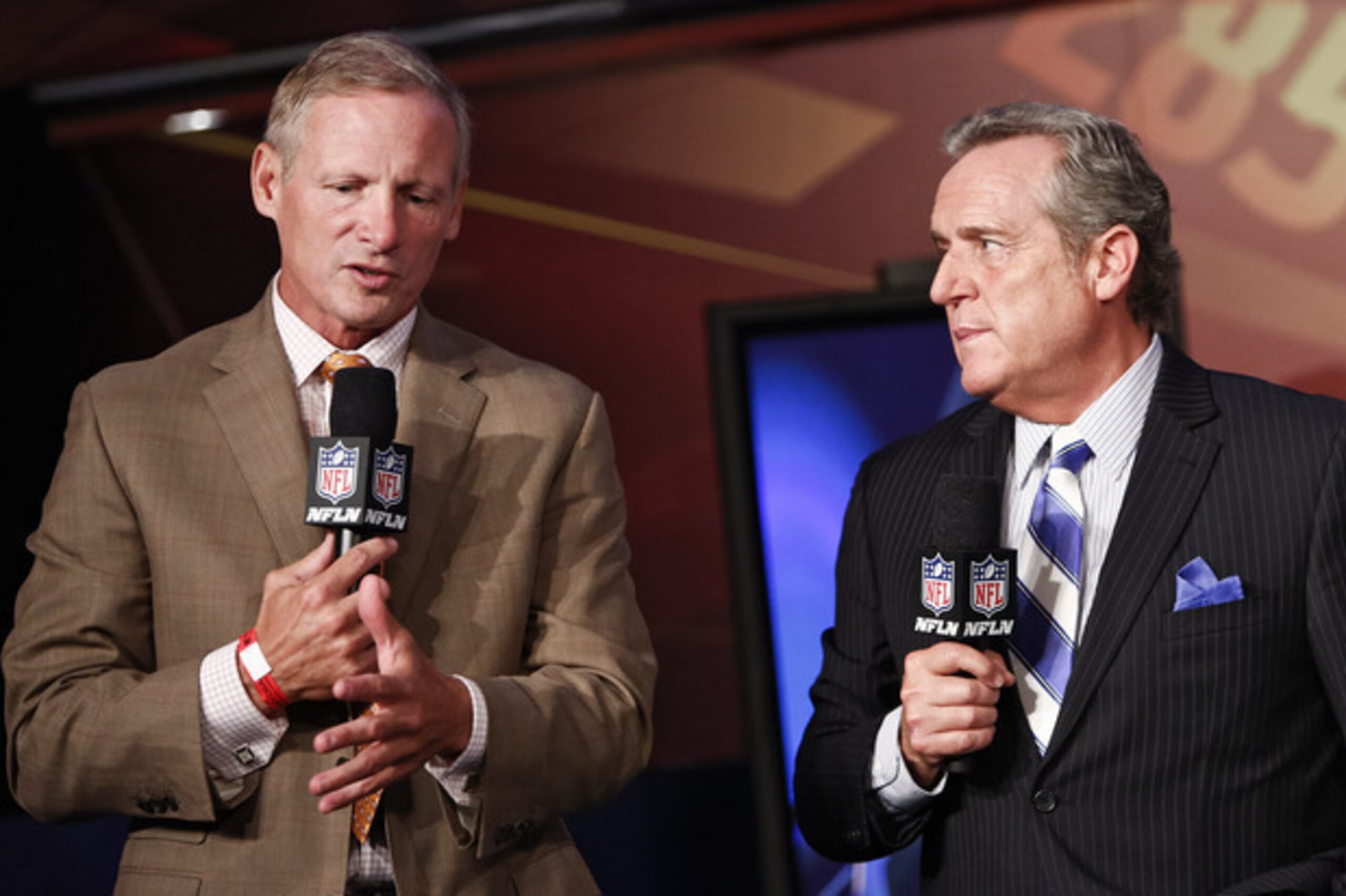 It's reality-check time for Mike Mayock (left) and other NFL draft analysts.