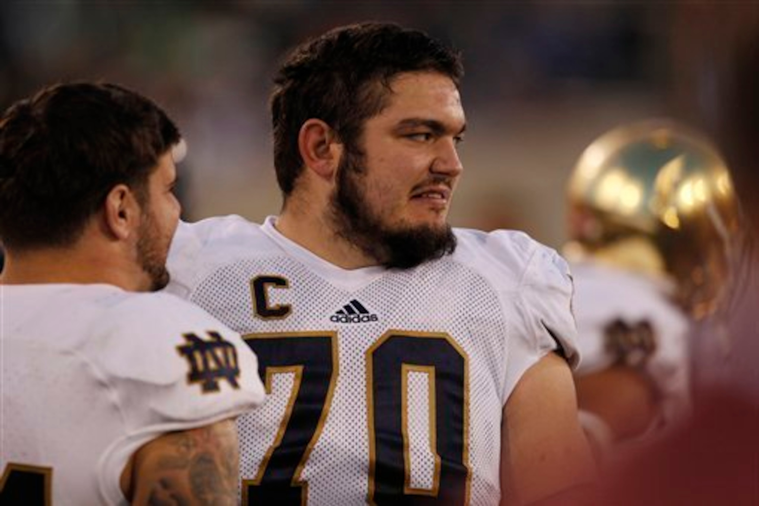 Zack Martin is a likely first-round pick for Notre Dame.