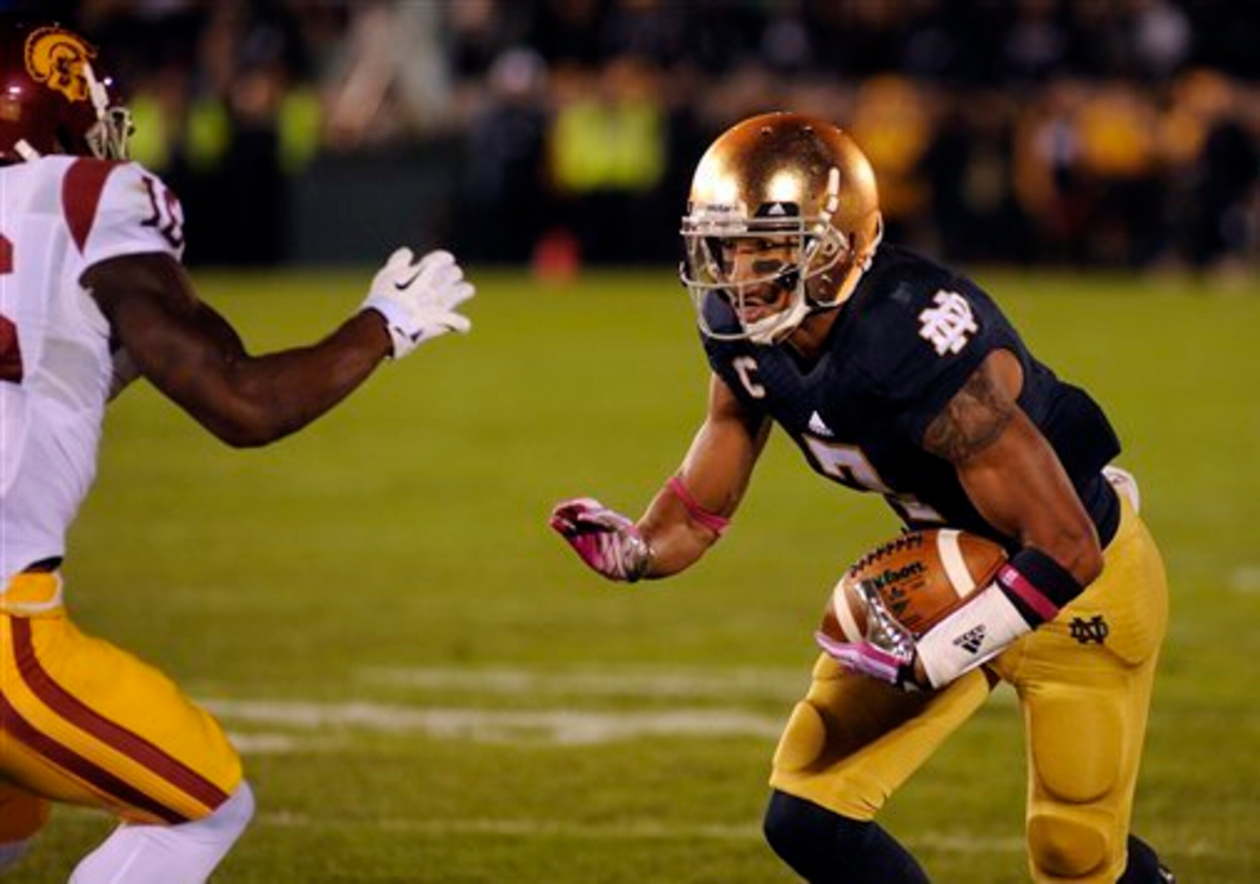 T.J. Jones was a highly productive player for Notre Dame's offense.