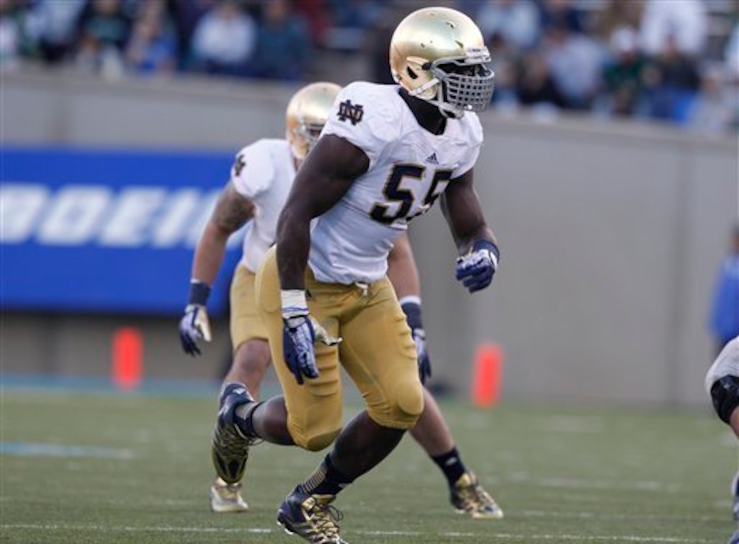 Prince Shembo could find his way onto an NFL roster as a late-round pick.