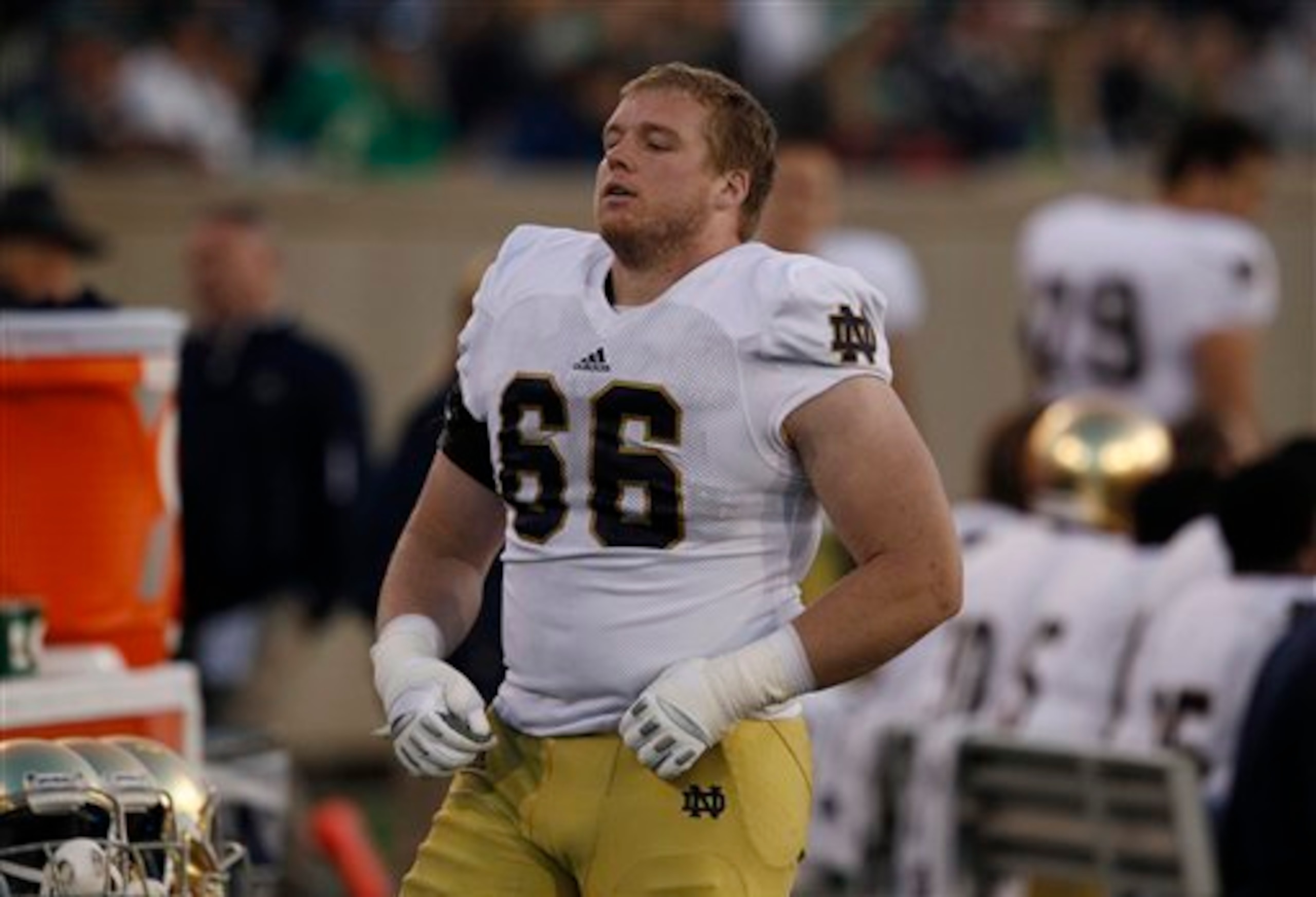 Notre Dame guard Chris Watt could be a solid fit on an NFL interior offensive line.