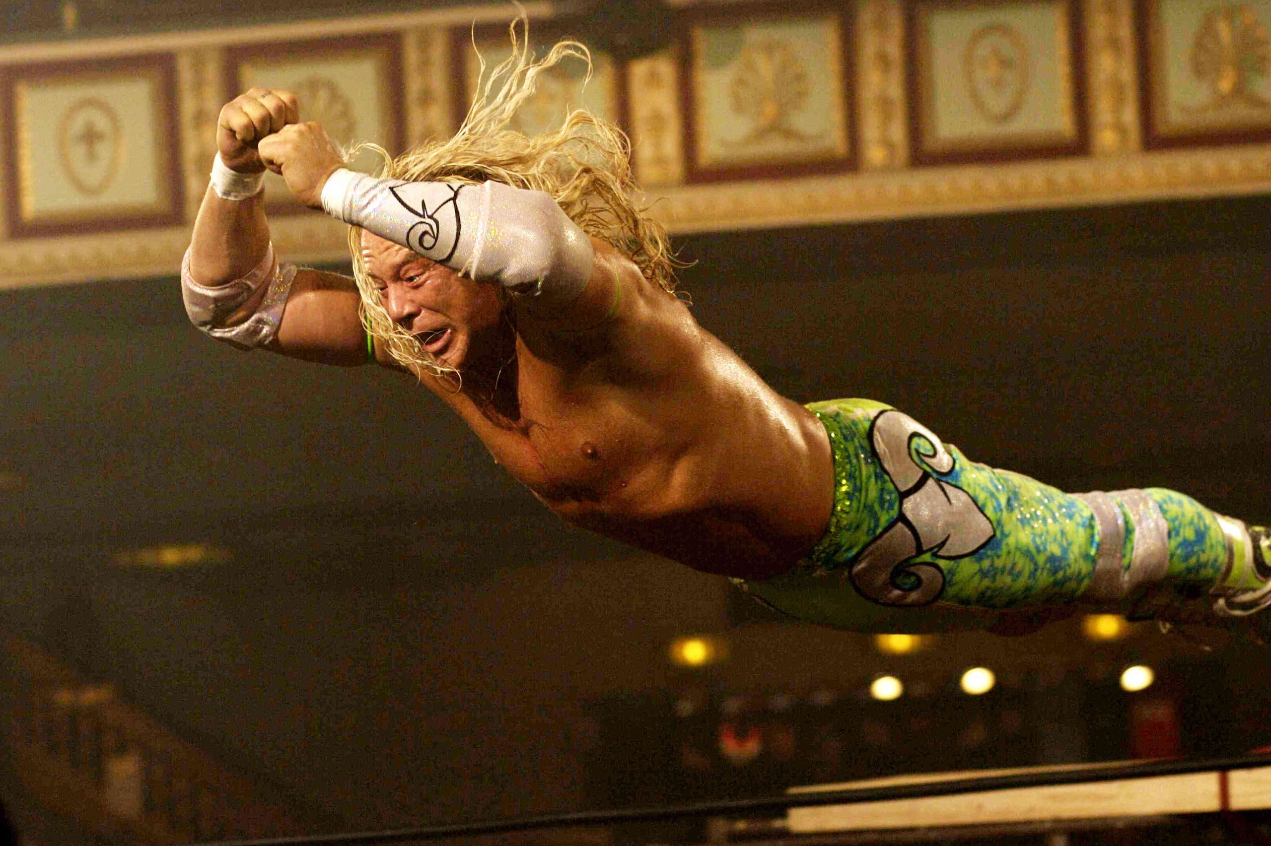 Randy "The Ram" Robinson takes flight in The Wrestler