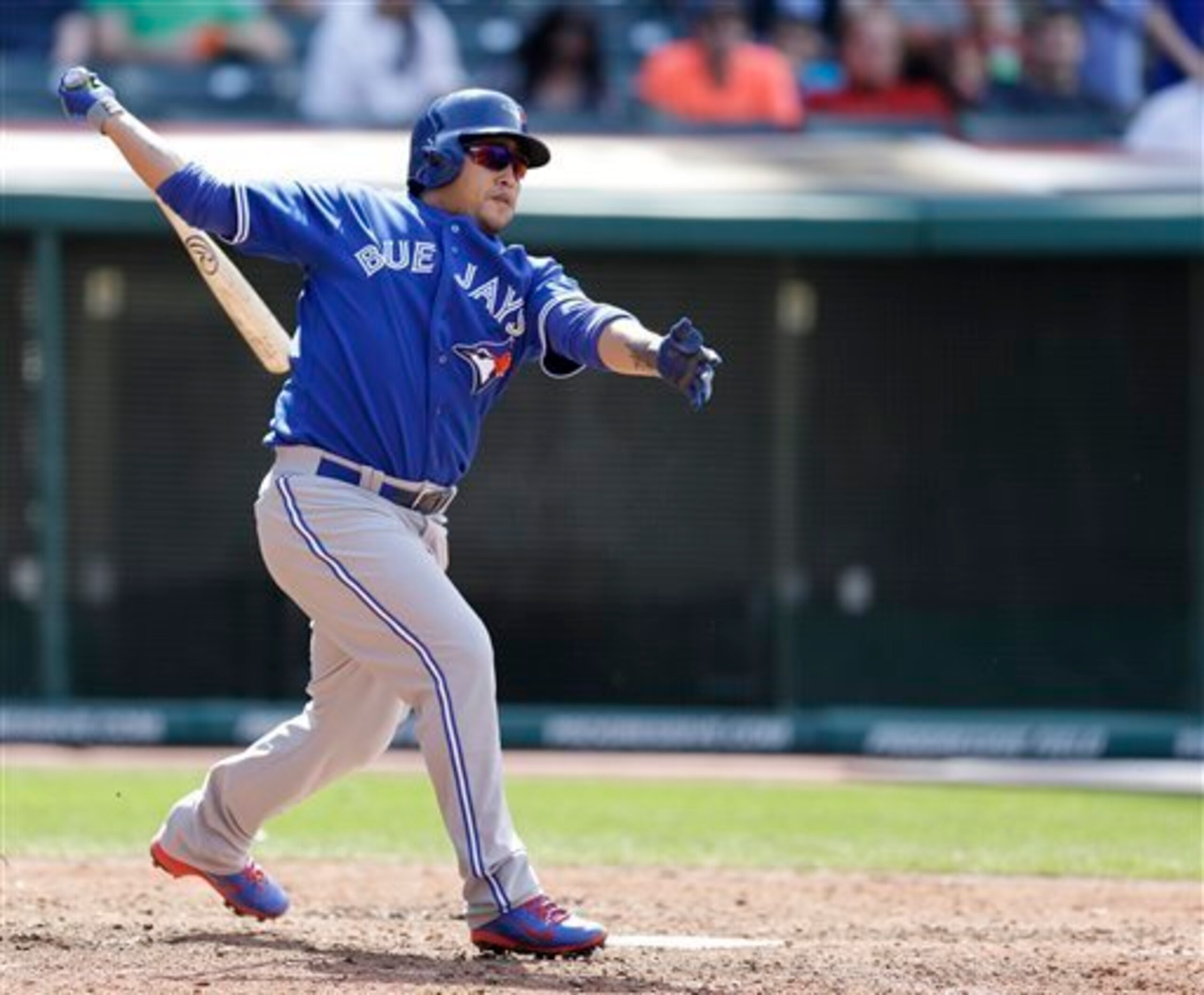 With an average north of .300 and 15 RBI, Dioner Navarro can help owners in deep leagues.