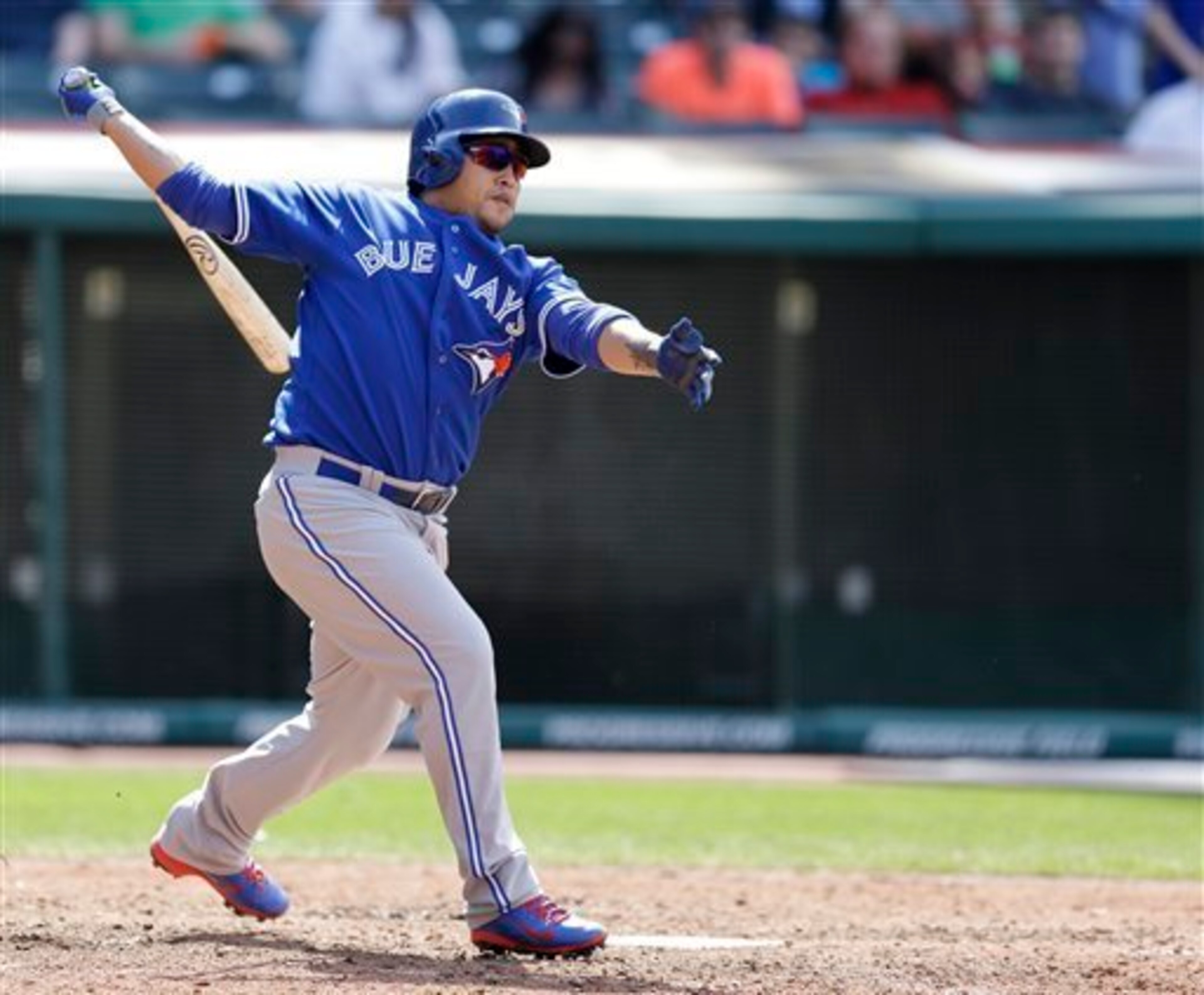 With an average north of .300 and 15 RBI, Dioner Navarro can help owners in deep leagues.