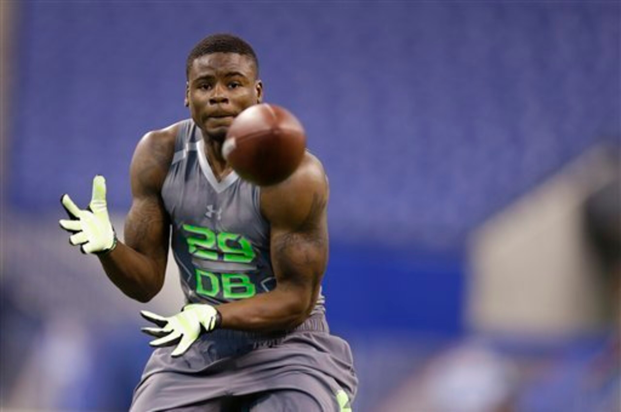 Marqueston Huff has good potential as a safety.