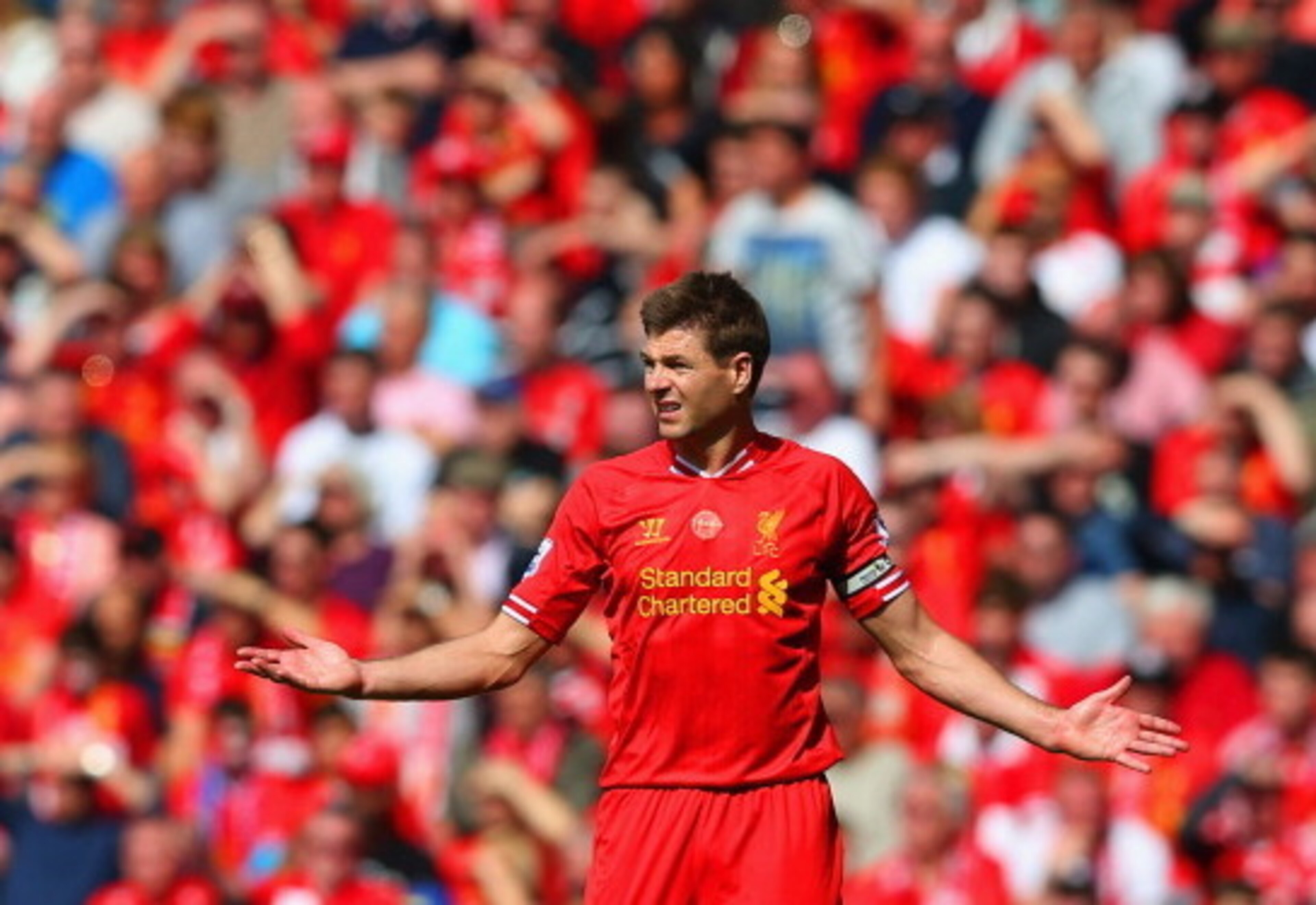 Steven Gerrard will captain England this summer.