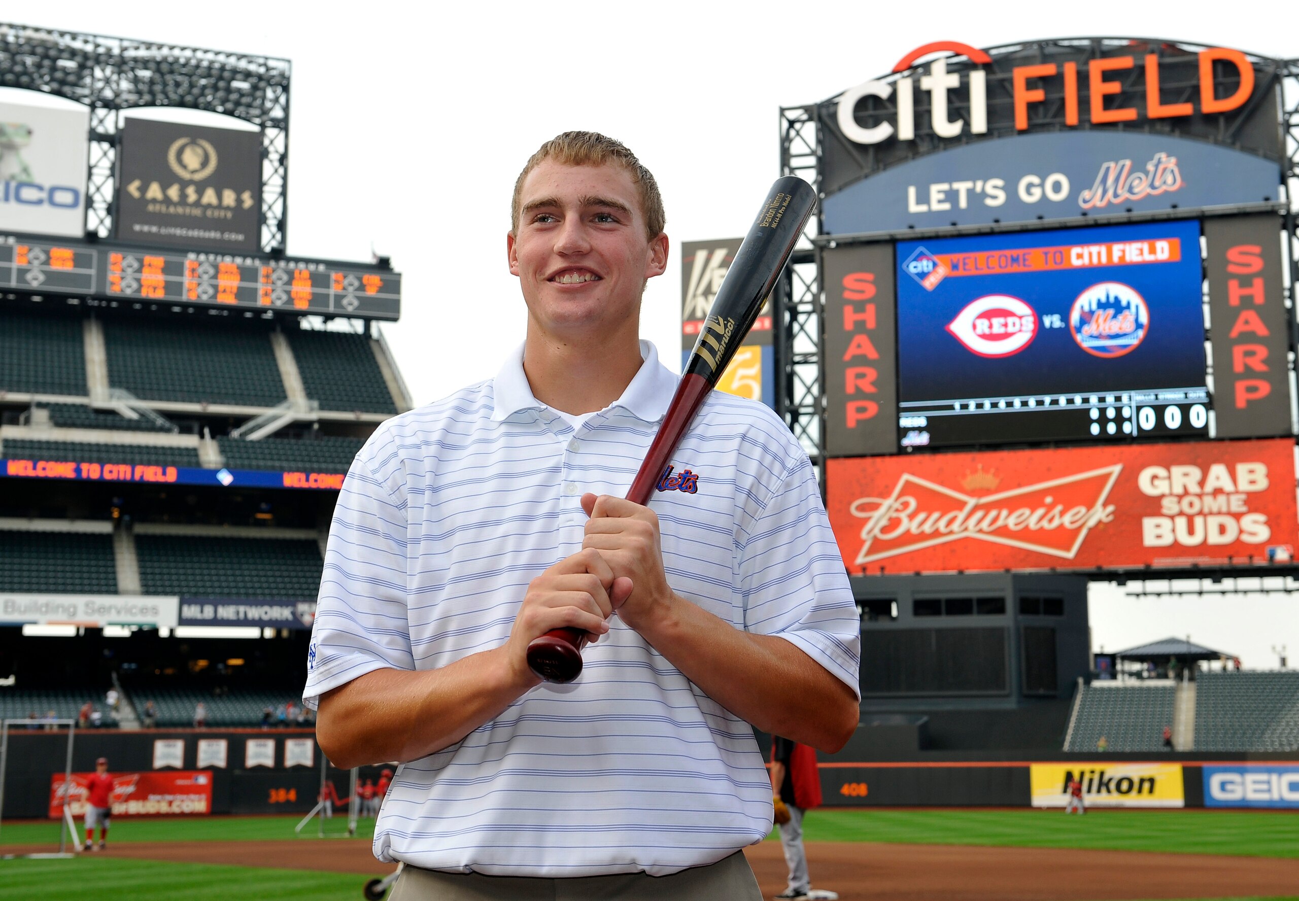 Brandon Nimmo is one of the best performing players in all of the minor leagues so far in 2014.