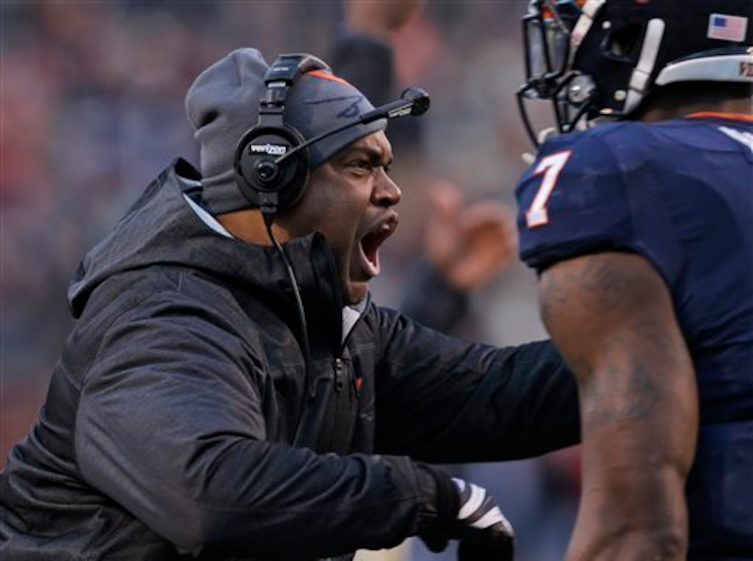 Virginia's Mike London needs success this fall to keep his job.