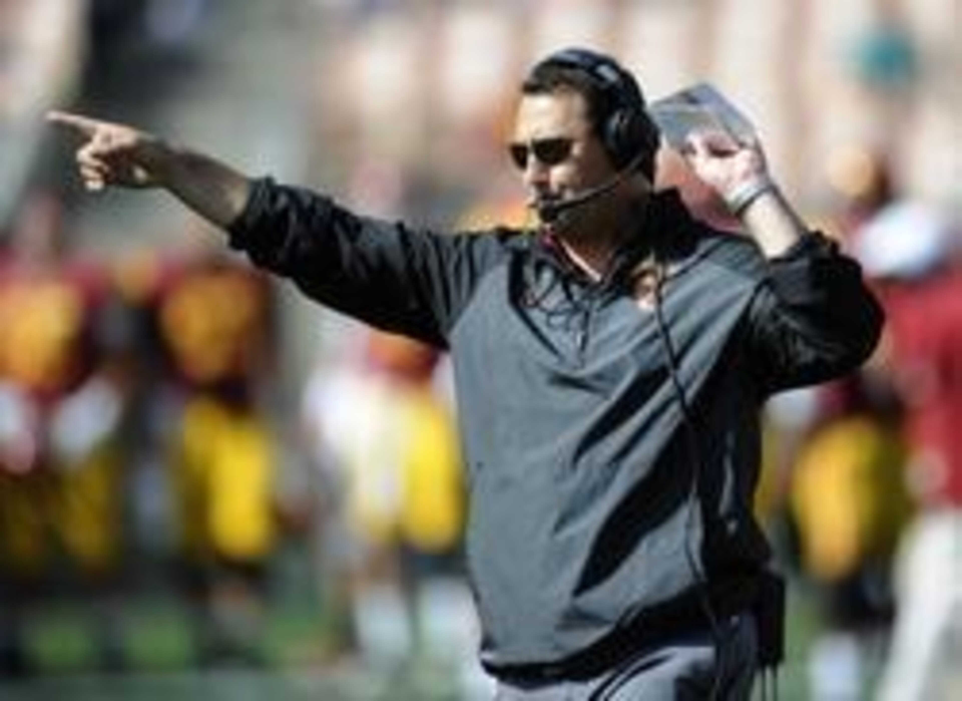 USC head coach Steve Sarkisian USC head coach Steve Sarkisian