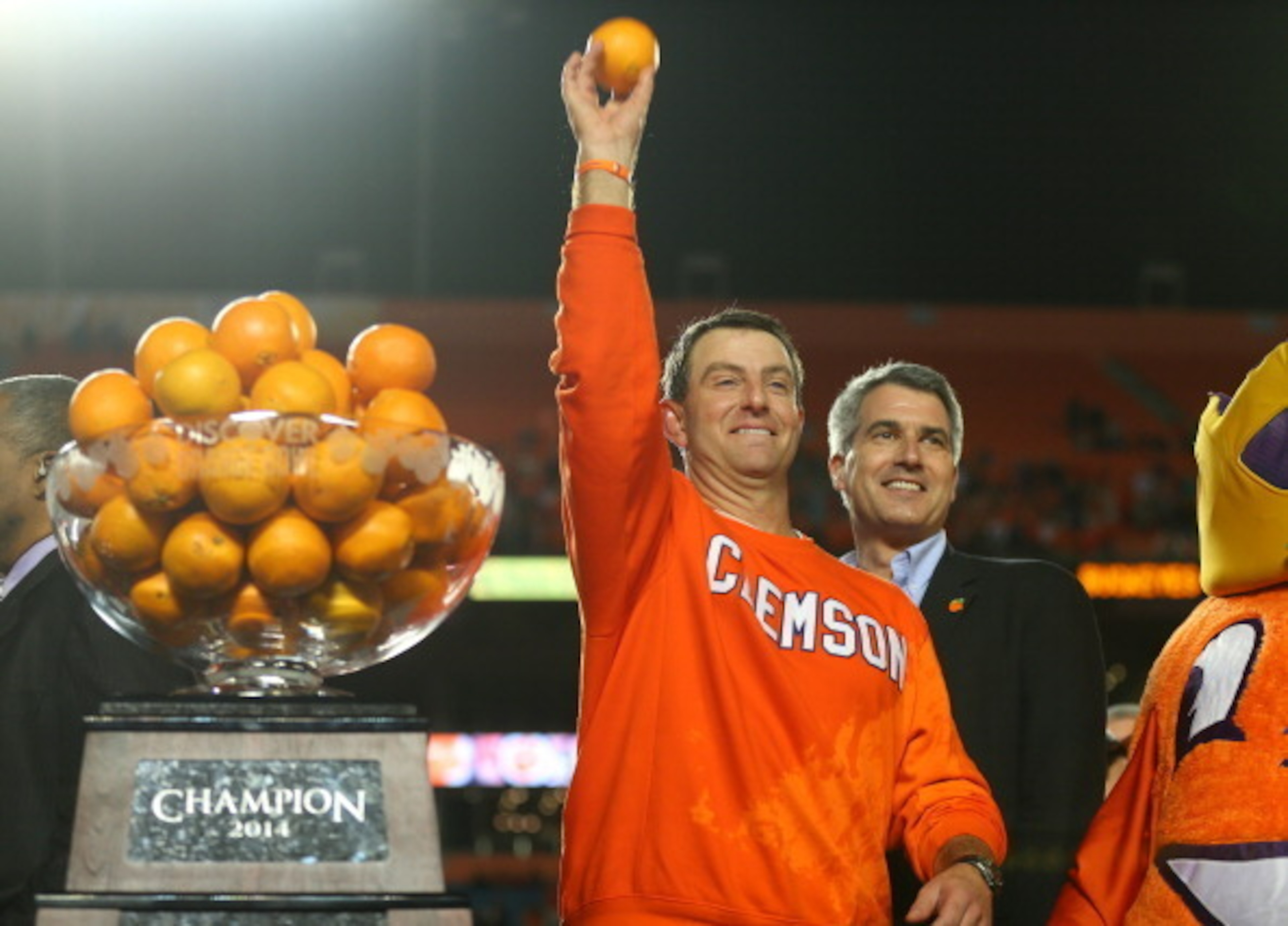 Clemson head coach Dabo Swinney Clemson head coach Dabo Swinney