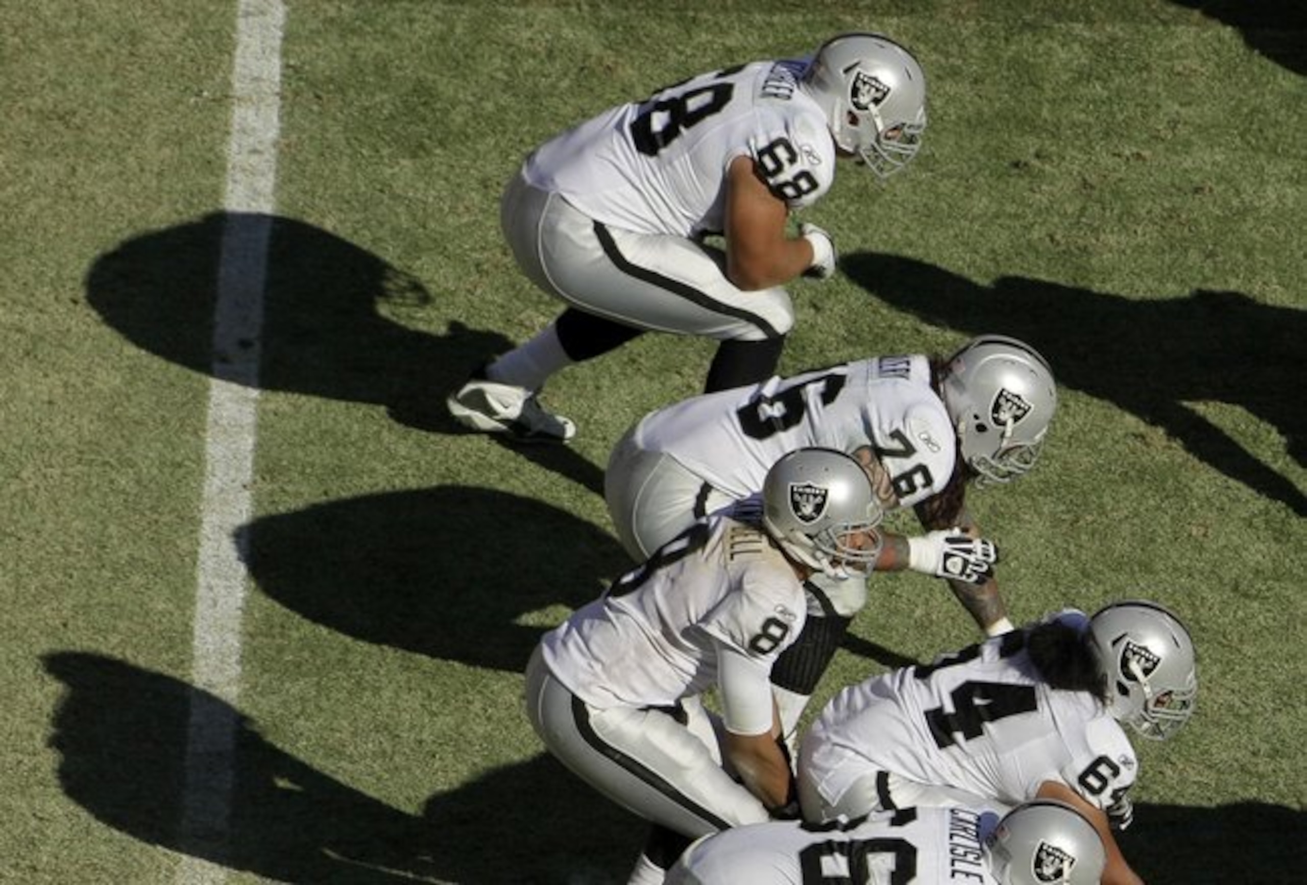 The Raiders need a quarterback and offensive tackle.