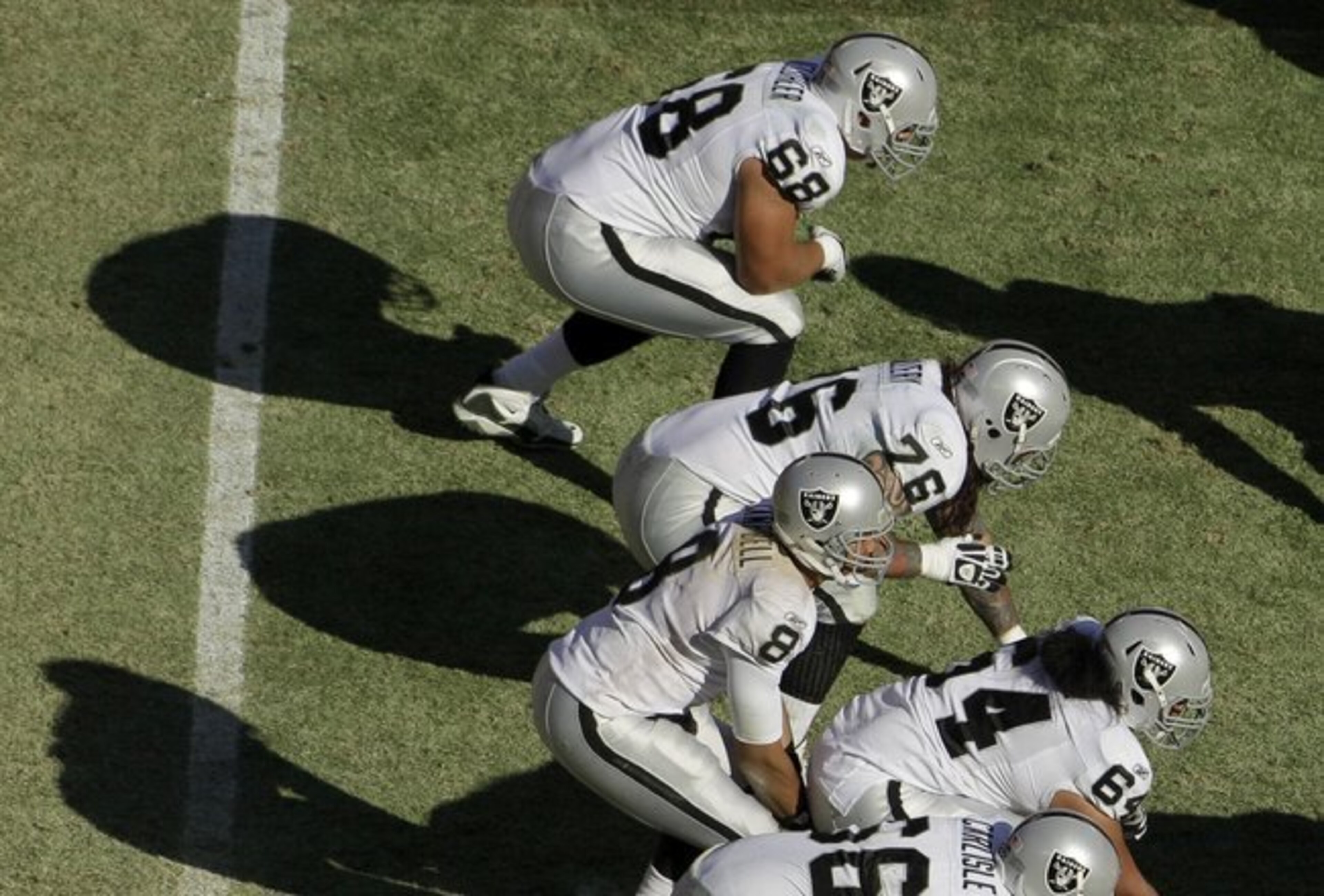 The Raiders need a quarterback and offensive tackle. The Raiders need a quarterback and offensive tackle.