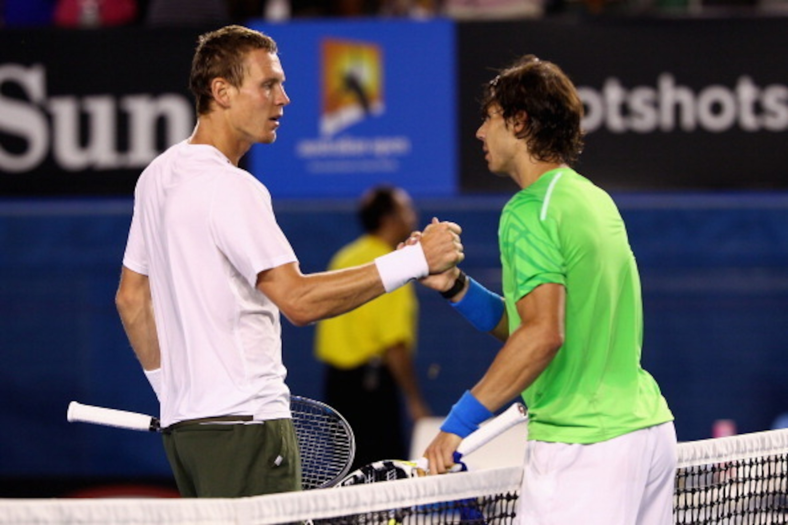 Tomas Berdych and Rafael Nadal
