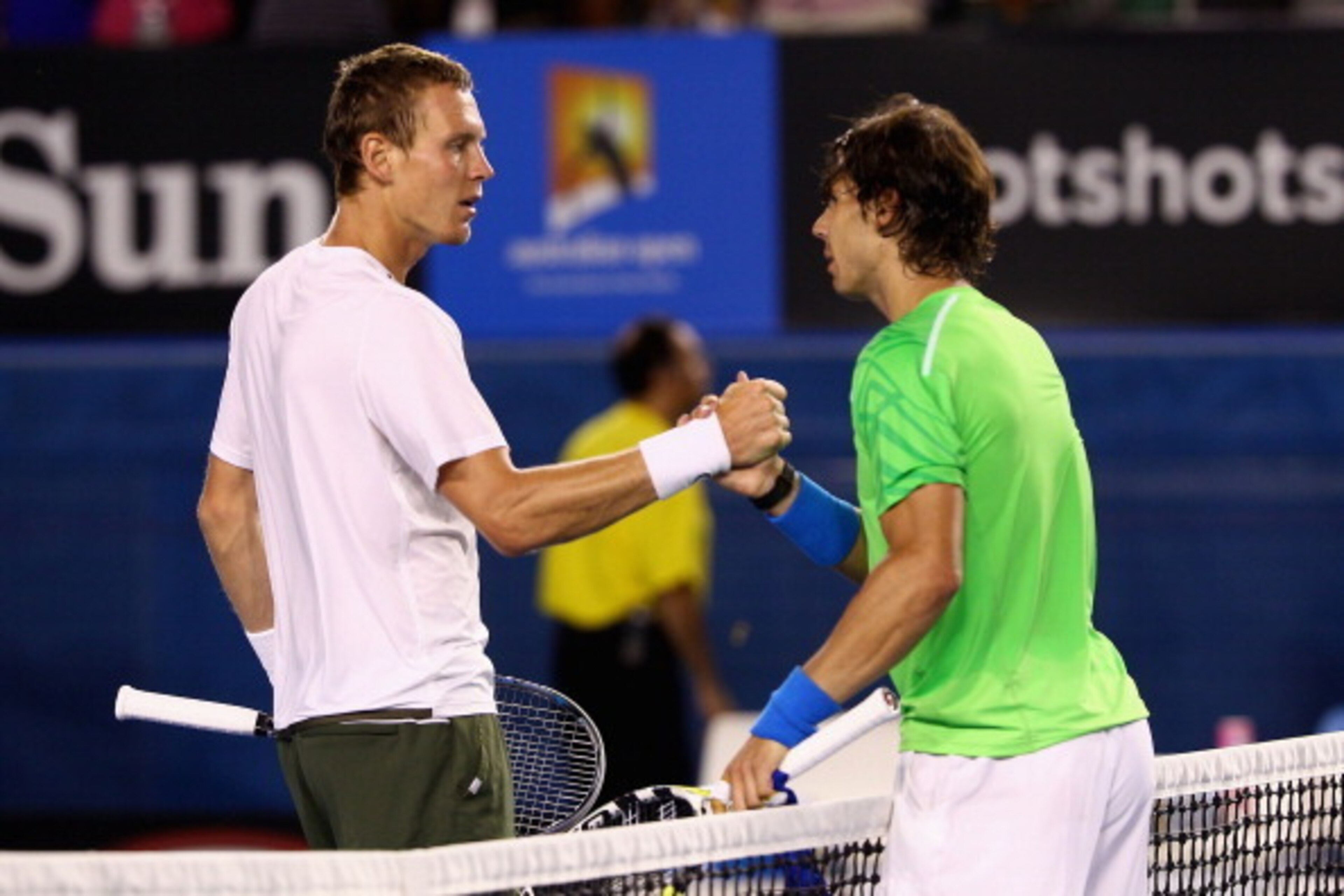 Tomas Berdych and Rafael Nadal