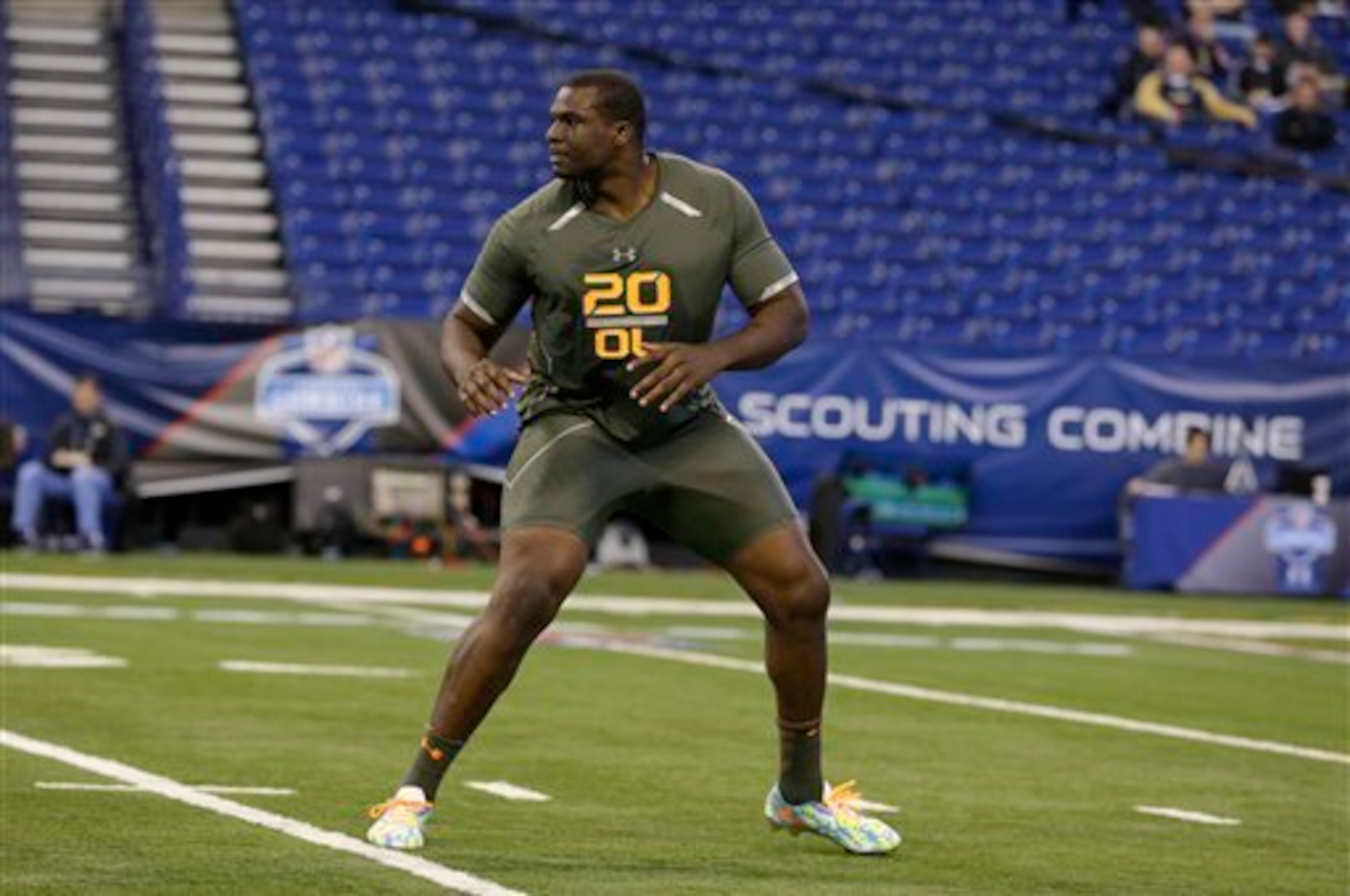 Multiple experts have pointed to Alabama offensive tackle Cyrus Kouandjio as a potential second-round pick.