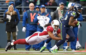 Sherman had a brilliant game against Larry Fitzgerald last year, but the Cardinals pulled off the victory.
