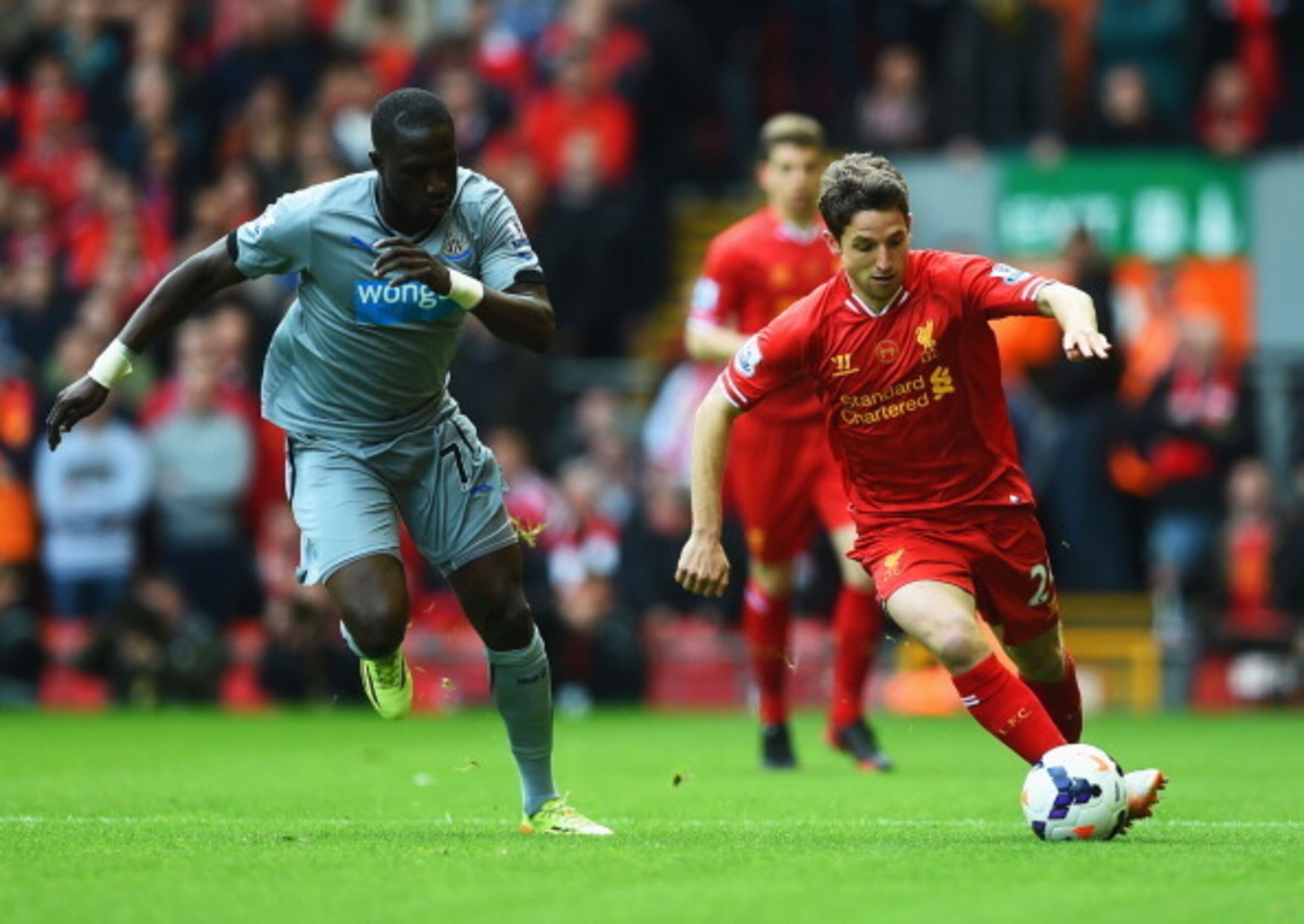 Newcastle opened the scoring at Anfield.