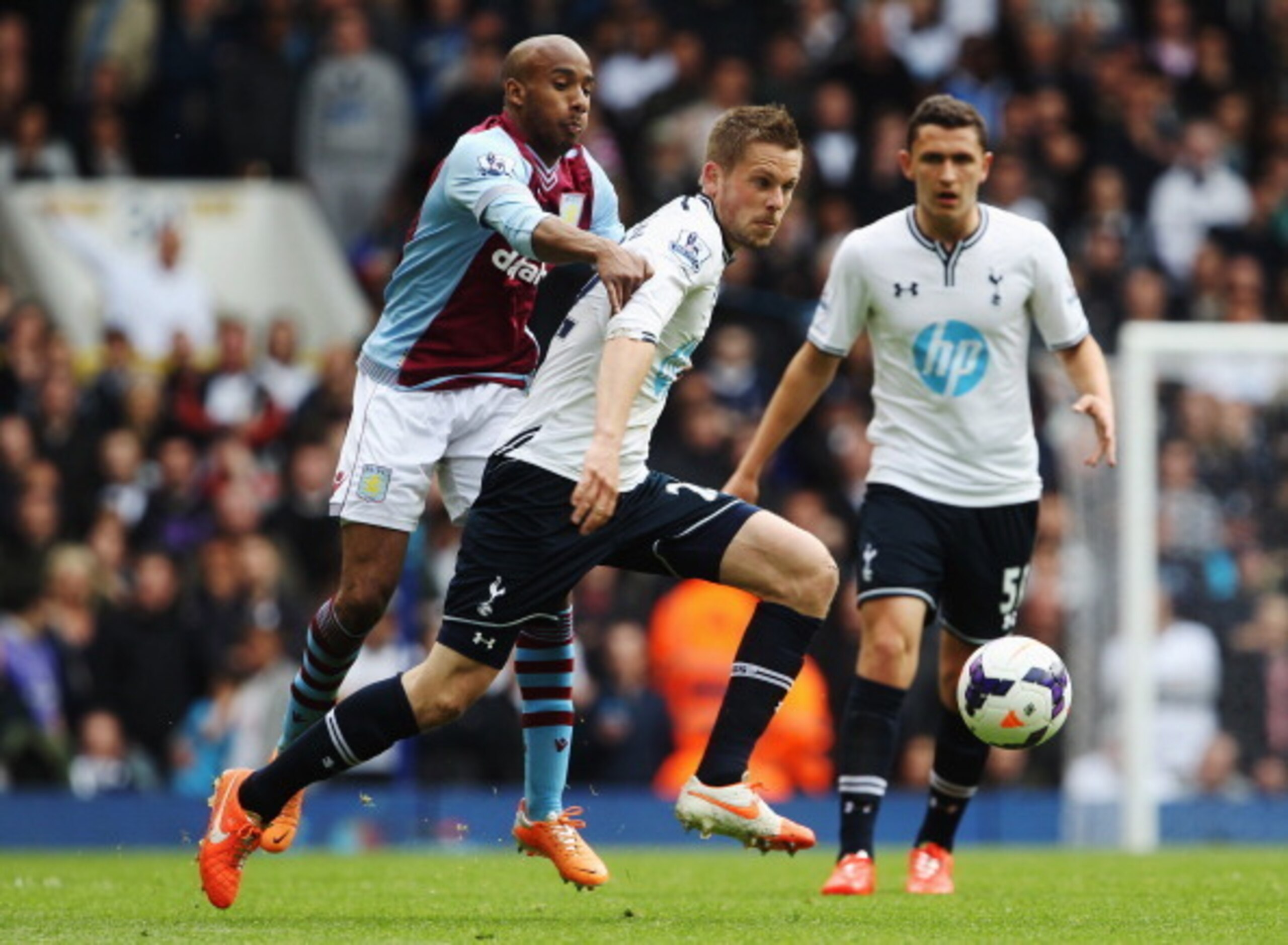 Aston Villa's display may have been even more miserable without the eager Fabian Delph.