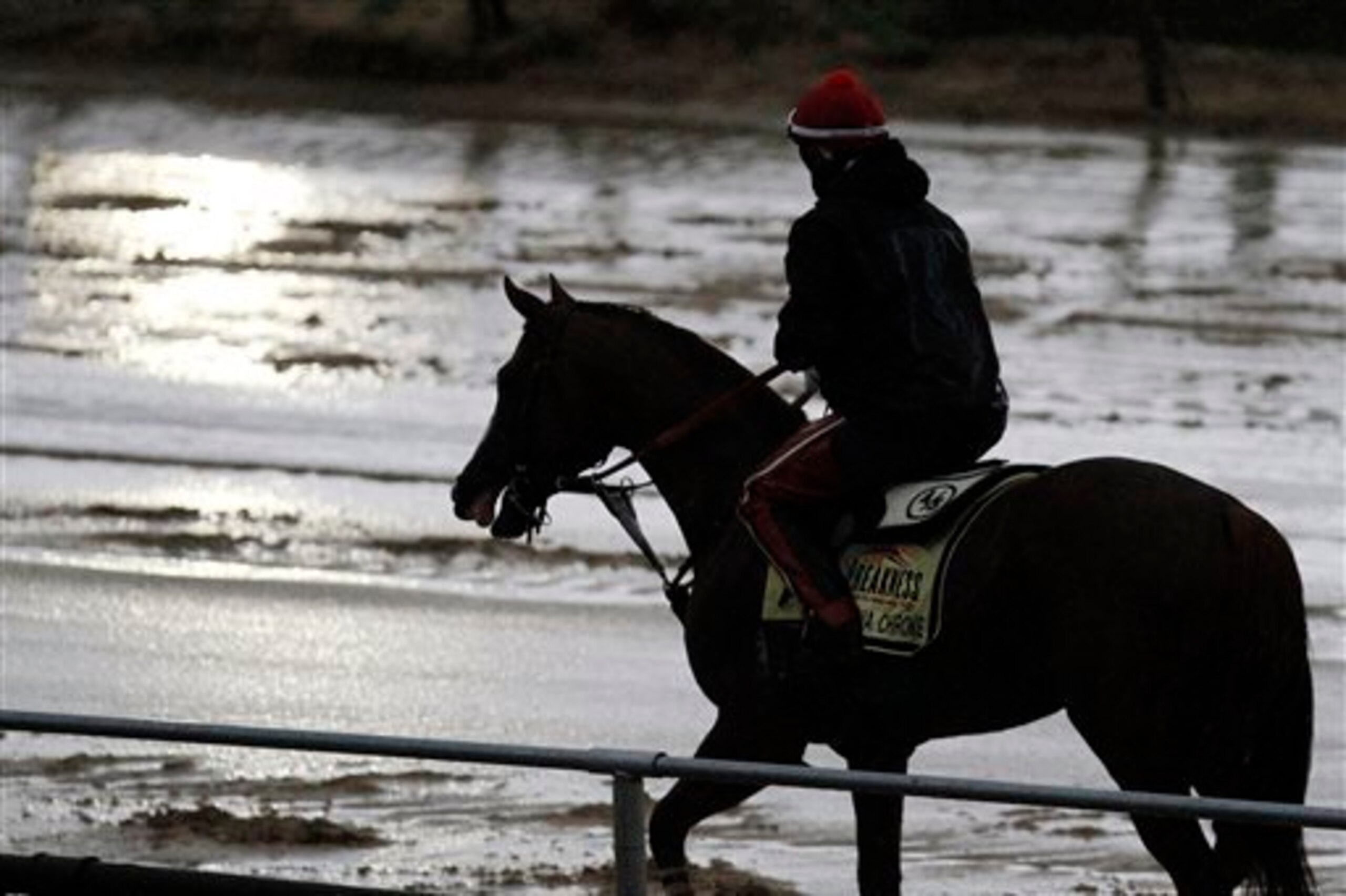 California Chrome gets ready to make history at Pimlico. California Chrome gets ready to make history at Pimlico.