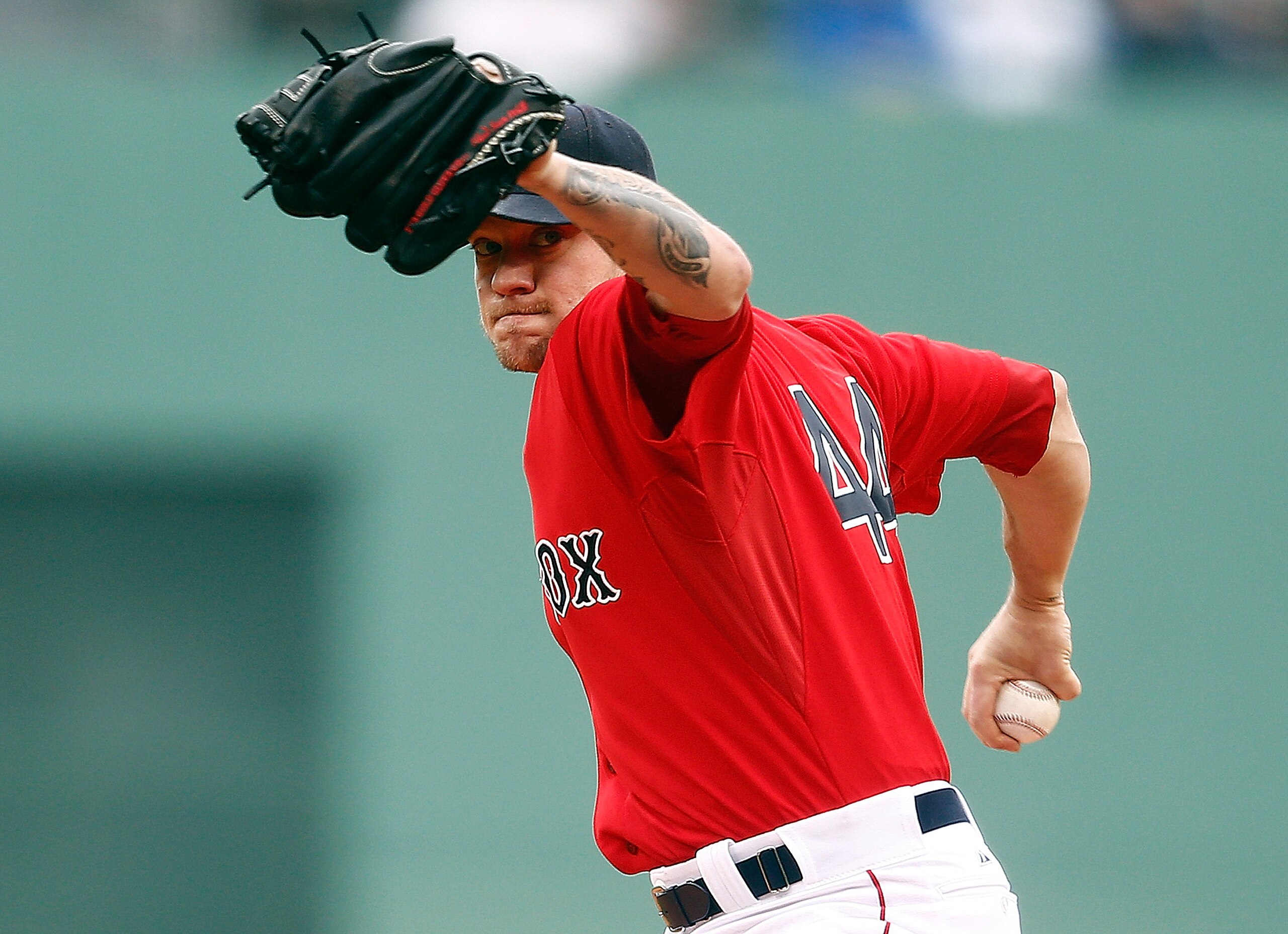 Jake Peavy has struggled with his command, posting the AL's worst walk rate.