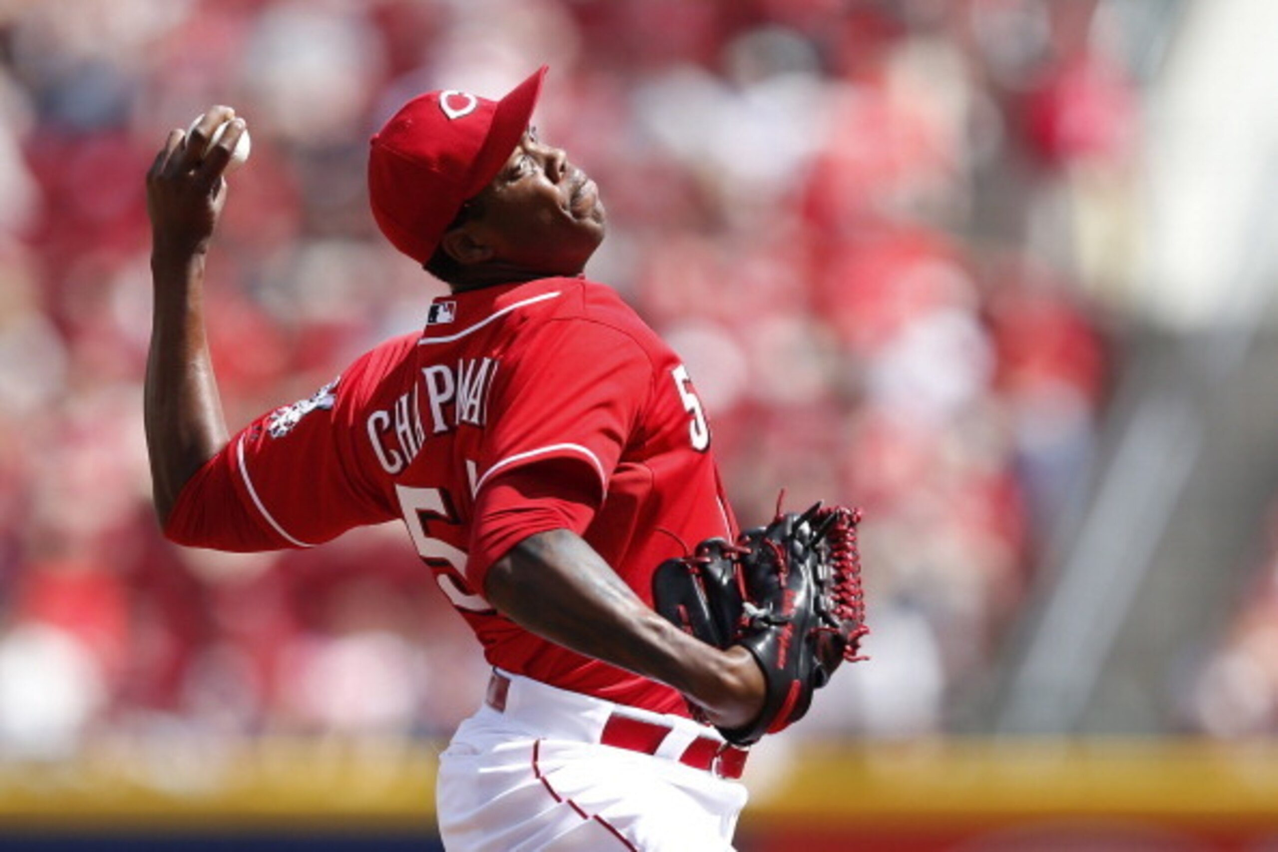 After two shaky rehab appearances, Aroldis Chapman looked just fine in his MLB return.