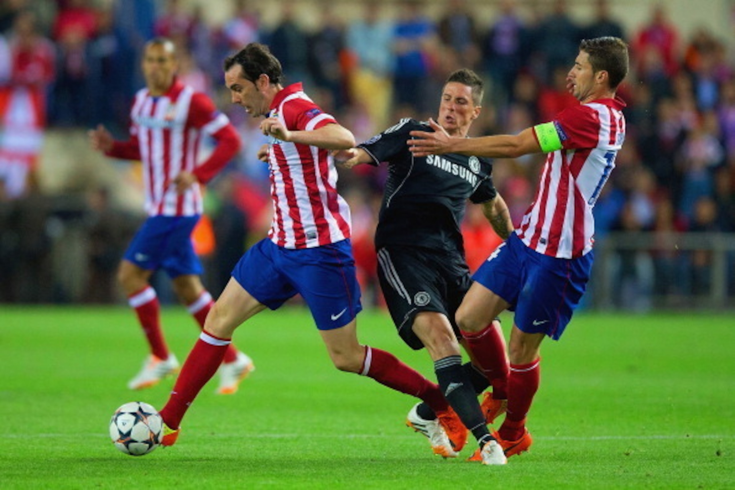 Atletico out-powered Chelsea in midfield.